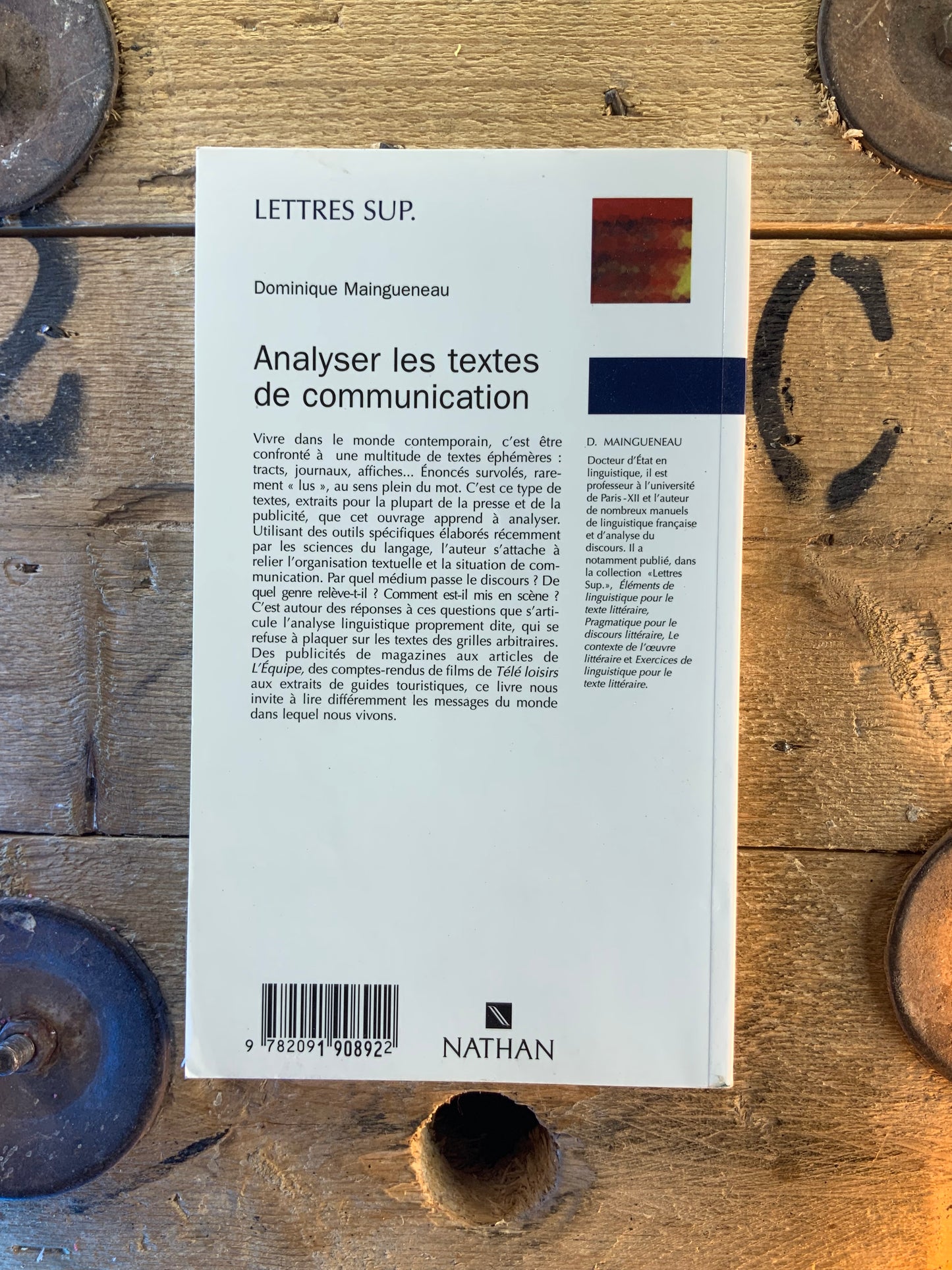 Analyser les textes de communication - Dominique Maingueneau