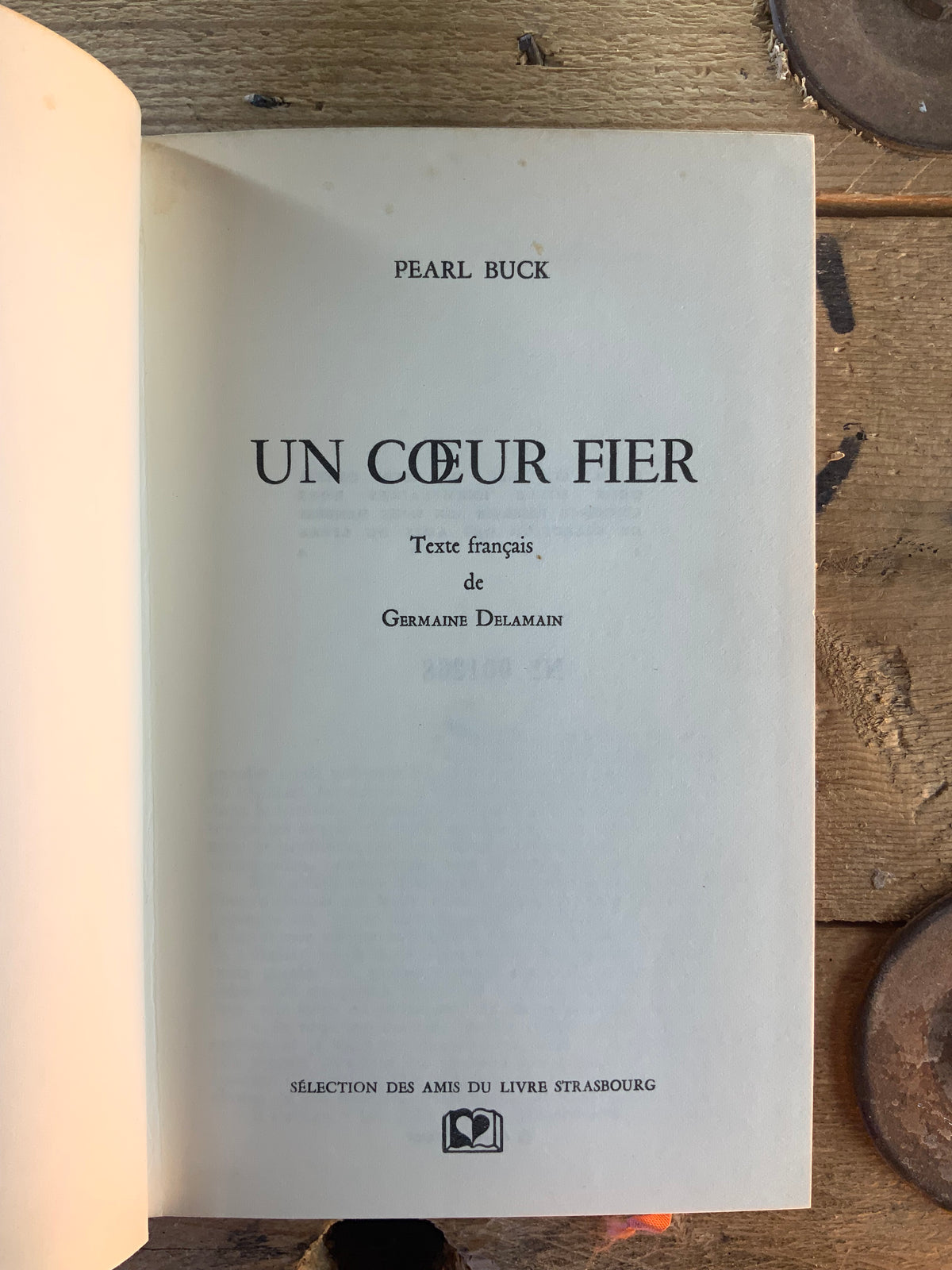 Un cœur fier - Pearl Buck [ édition numérotée - Nº 1268 ]