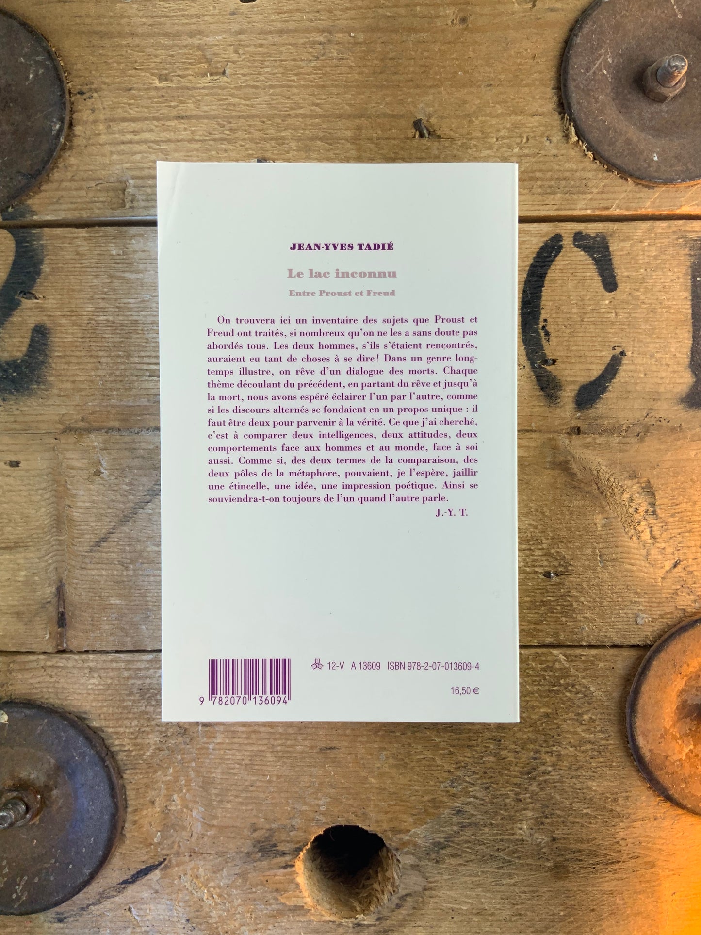 Le lac inconnu : entre Proust et Freud - Jean-Yves Tadié