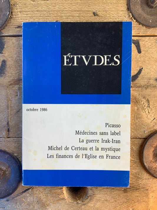 Revues Études - Octobre 1986 - n° 4