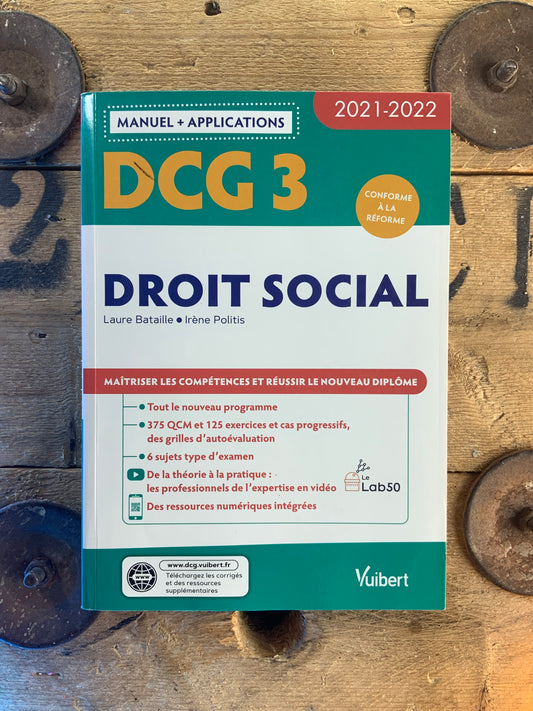 Droit social : manuel et application - Laure Bataille et Irène Politis