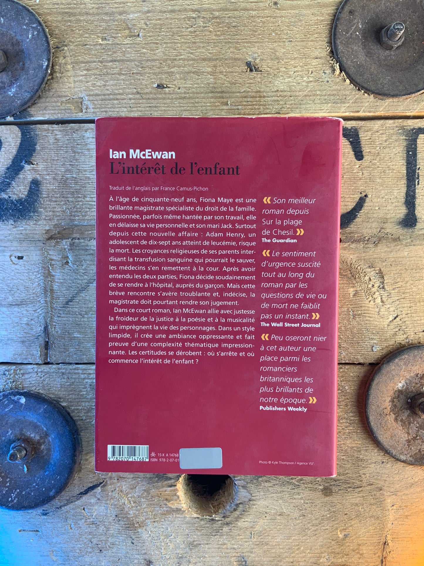 L’intérêt de l’enfant - Ian McEwan