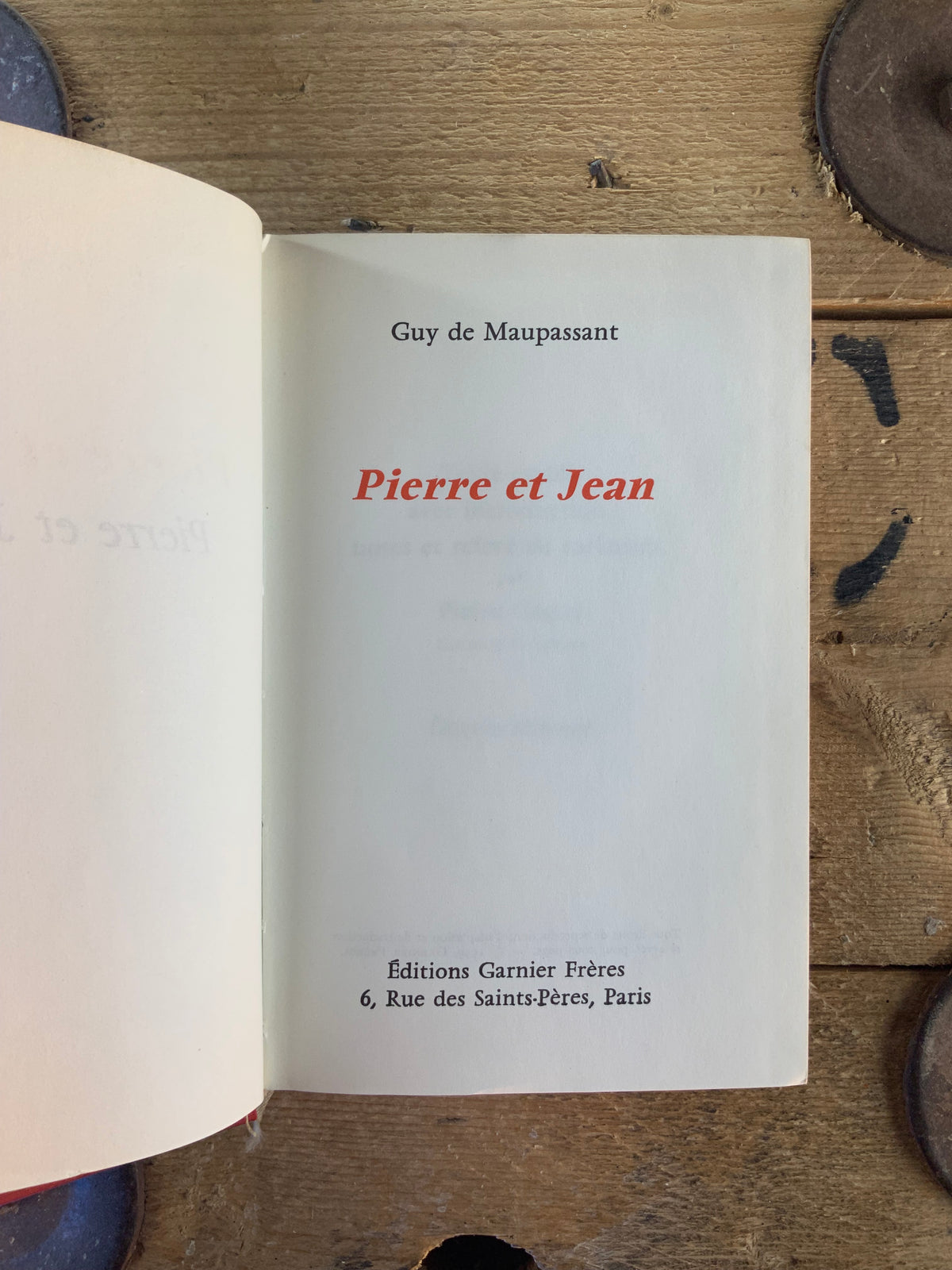 Pierre et Jean - Guy de Maupassant