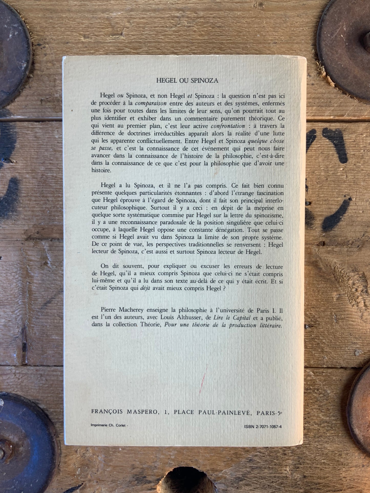 Hegel ou Spinoza - Pierre Macherey