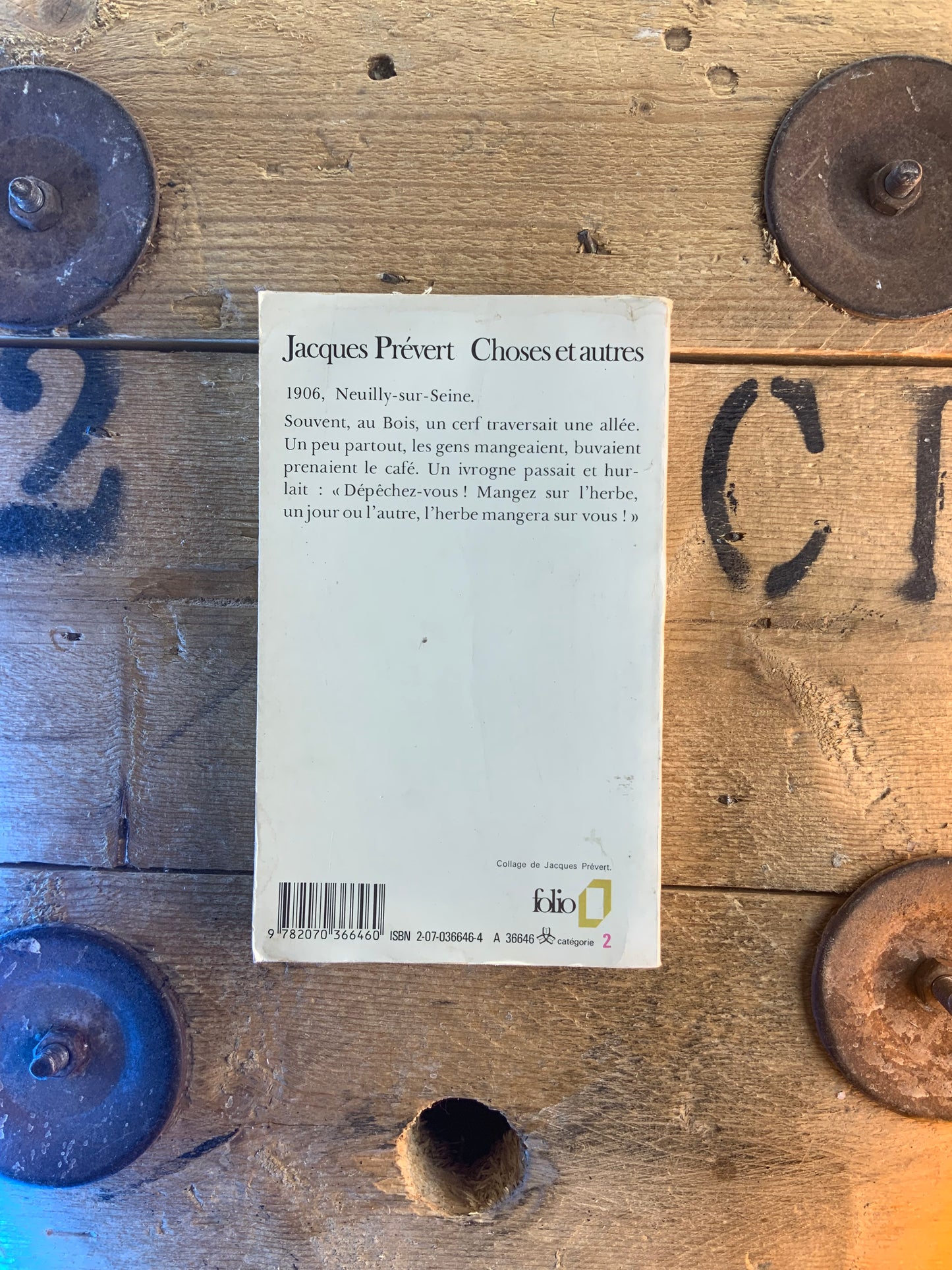 Choses et autres - Jacques Prévert