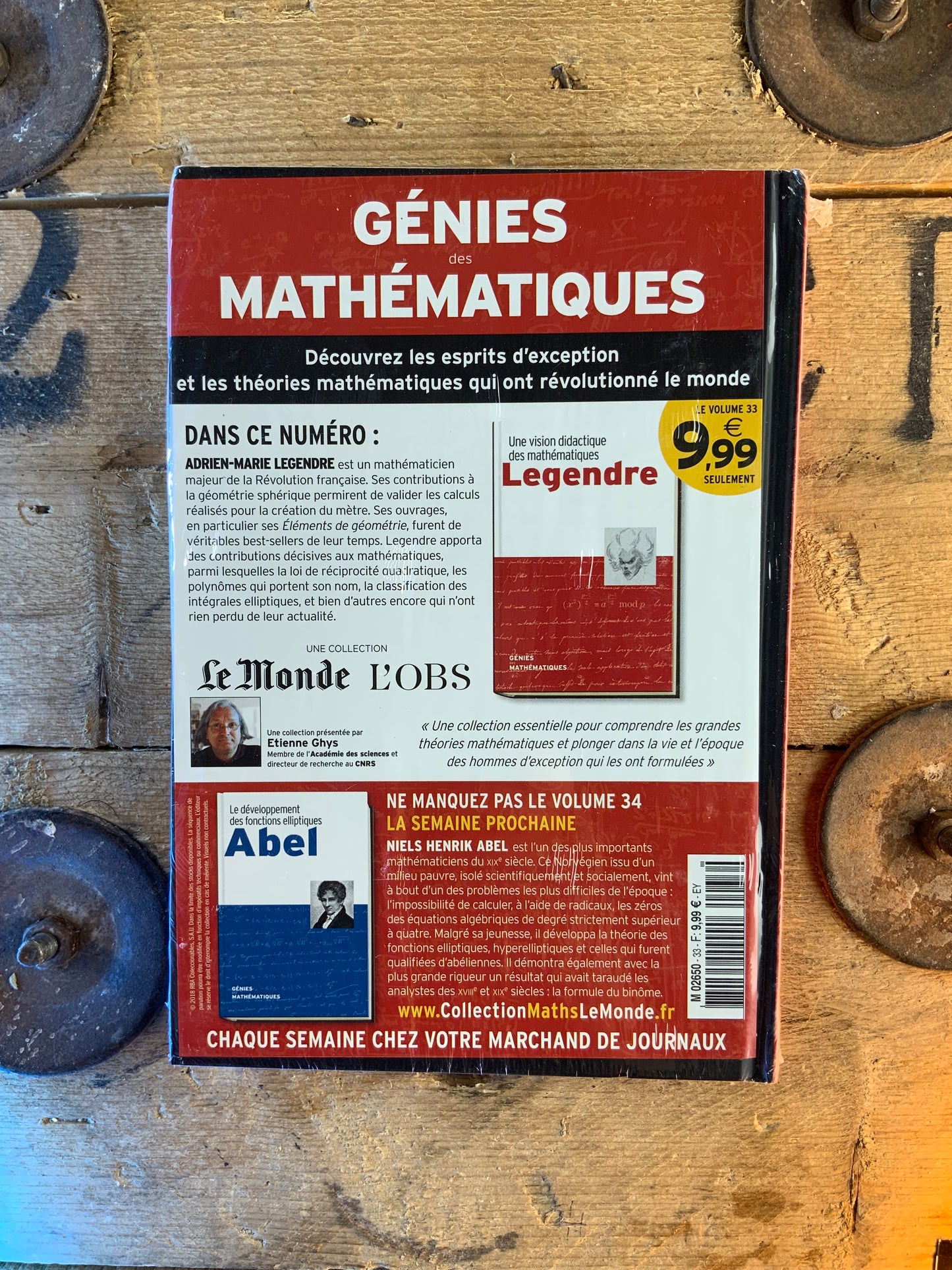 Legendre : une vision didactique des mathématiques [ COLLECTION GÉNIES MATHÉMATIQUES ]