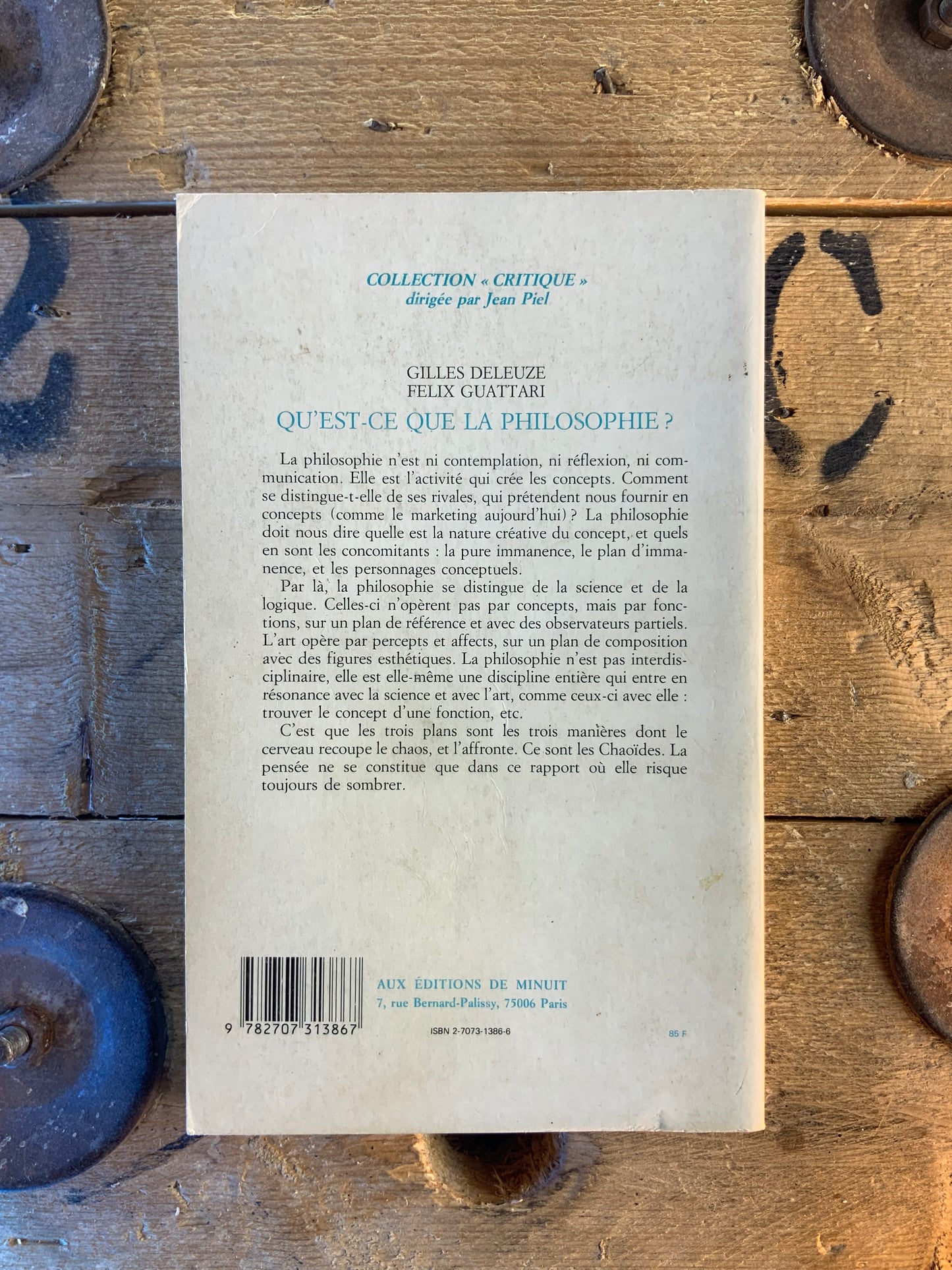 Qu’est-ce que la philosophie ? - Gilles Deleuze et Felix Guattari