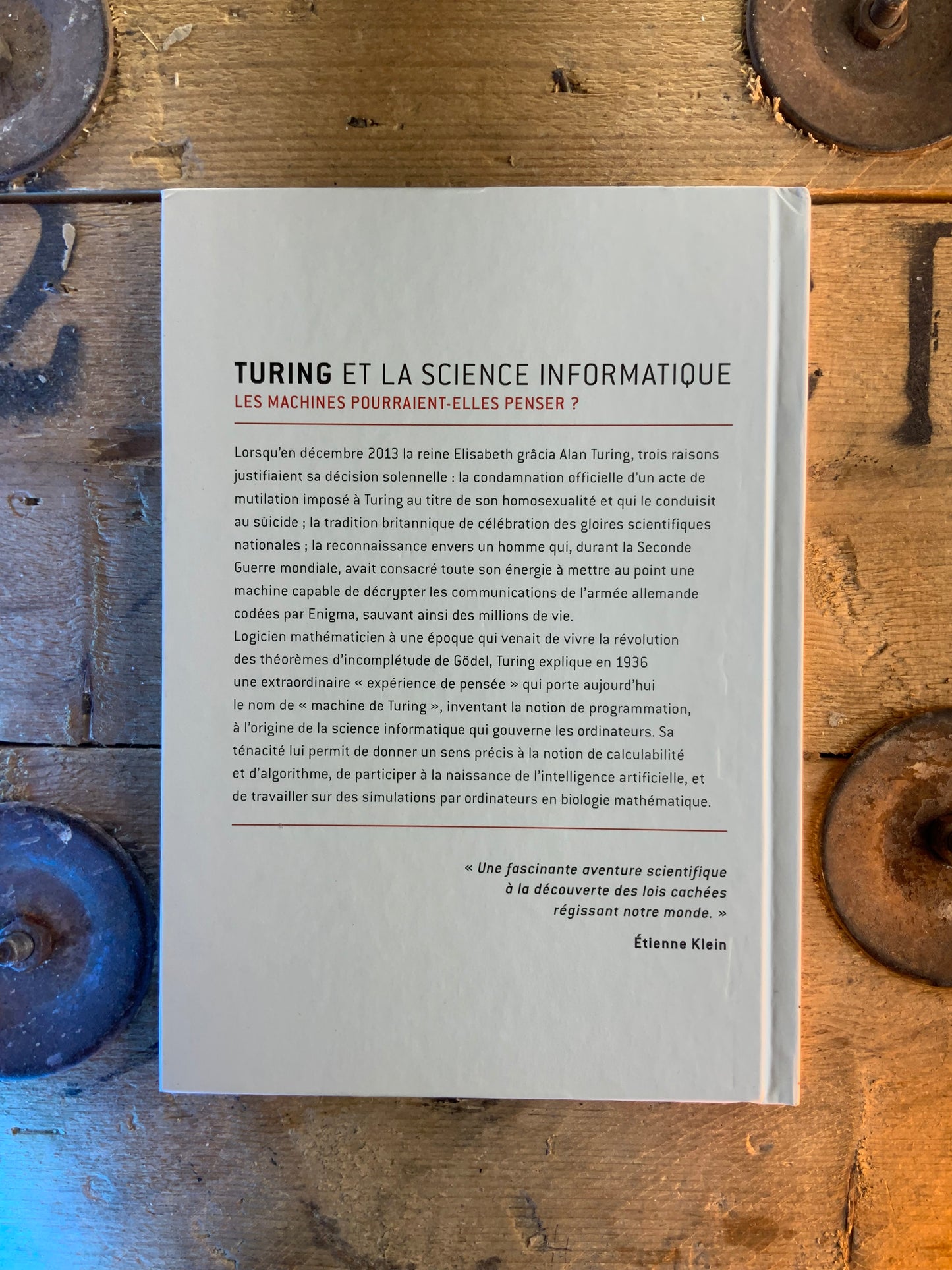 Turing et la Science informatique : les machines pourraient-elles penser ? [ GRANDES IDÉES DE LA SCIENCE ]
