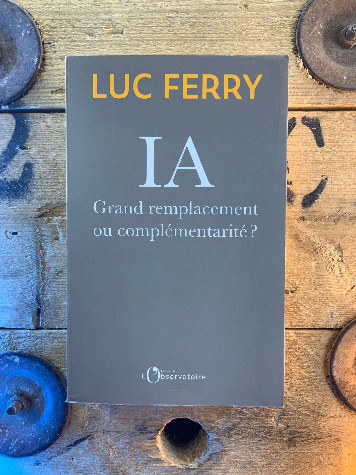 IA : grand remplacement ou complémentarité - Luc Ferry