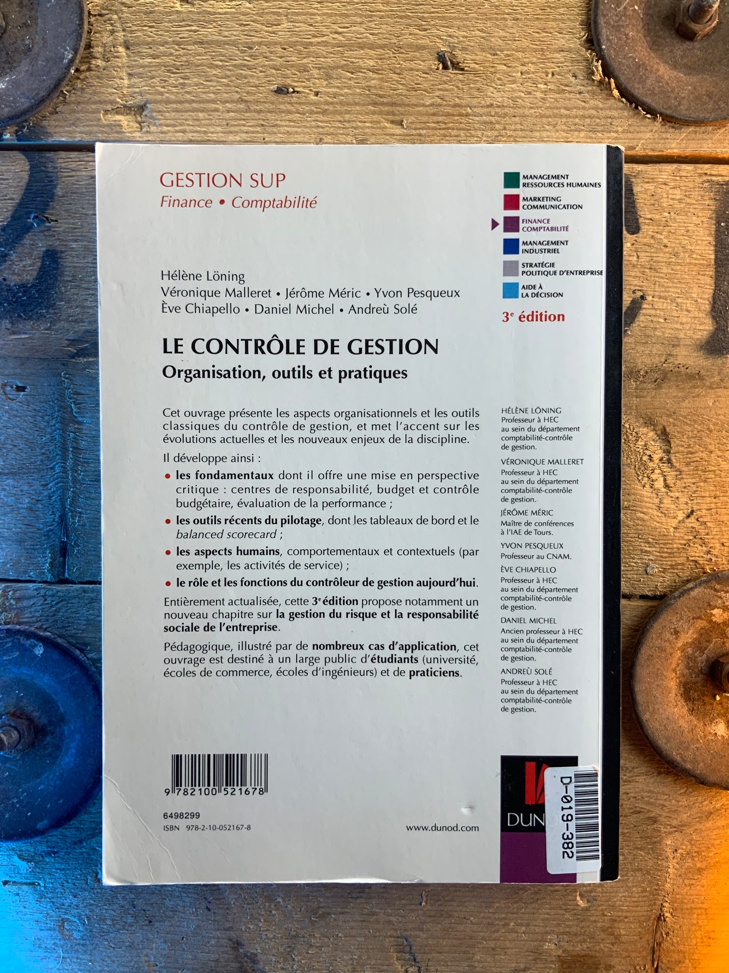 Le contrôle de gestion : organisation, outils et pratiques