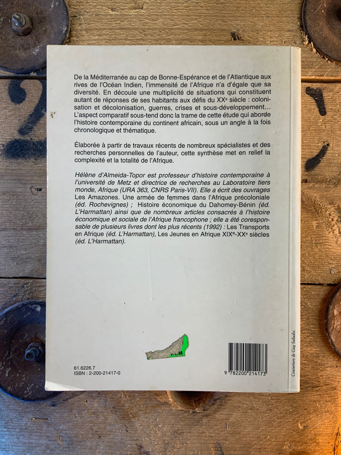 L’Afrique au XXe siècle - Hélène d’Almeida-Topor