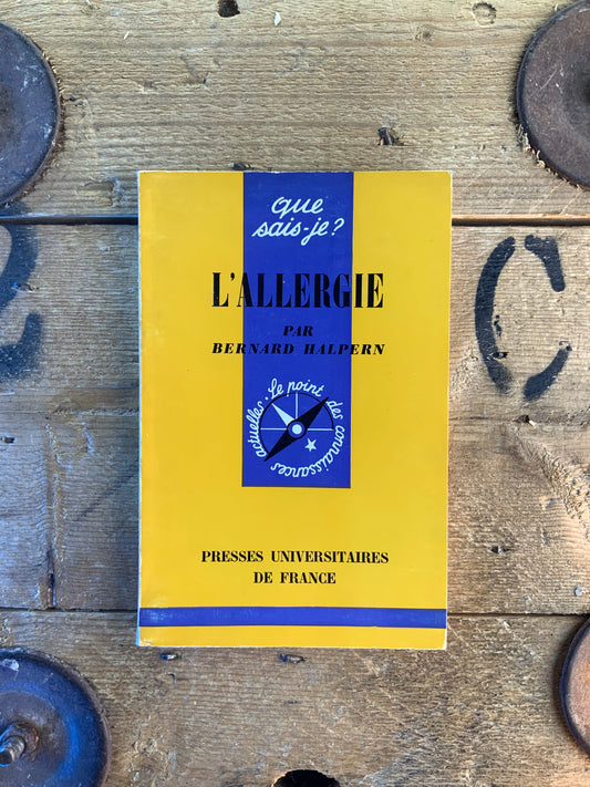 L’allergie - Bernard Halpern