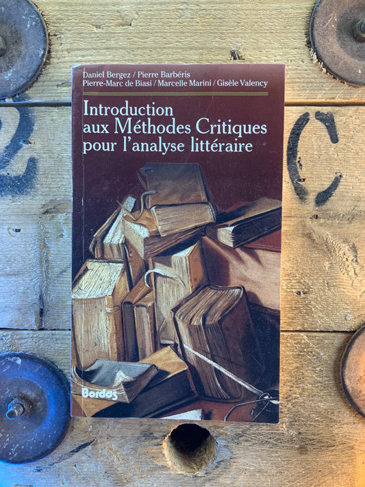 Introduction aux Méthodes Critiques pour l’analyse littéraire