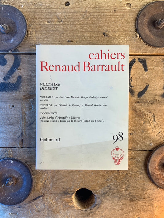 Voltaire - Diderot [ Cahiers Renaud Barrault numéro 98 ]