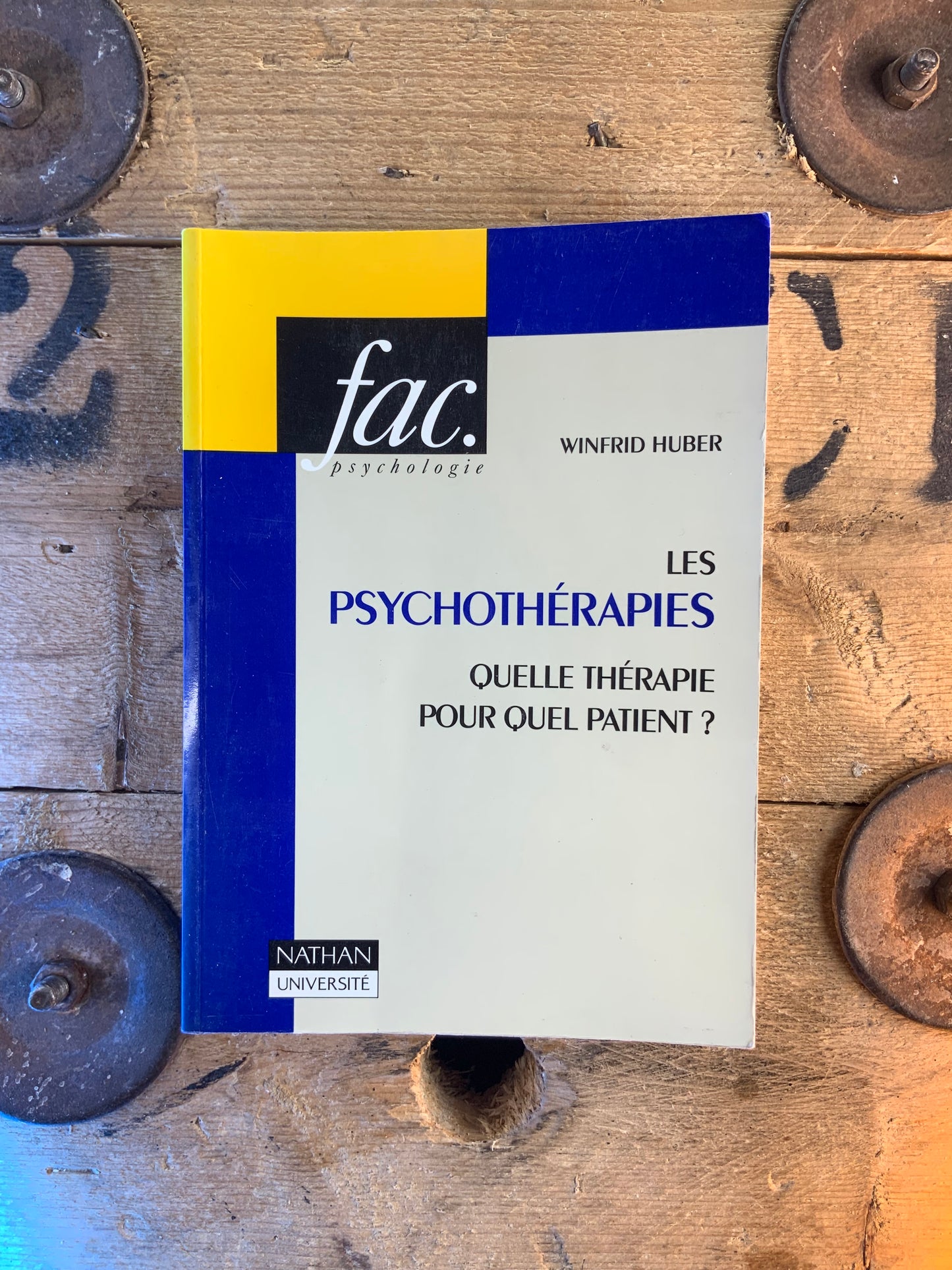 Les psychothérapies : quelle thérapie pour quel patient ? - Winfrid Huber