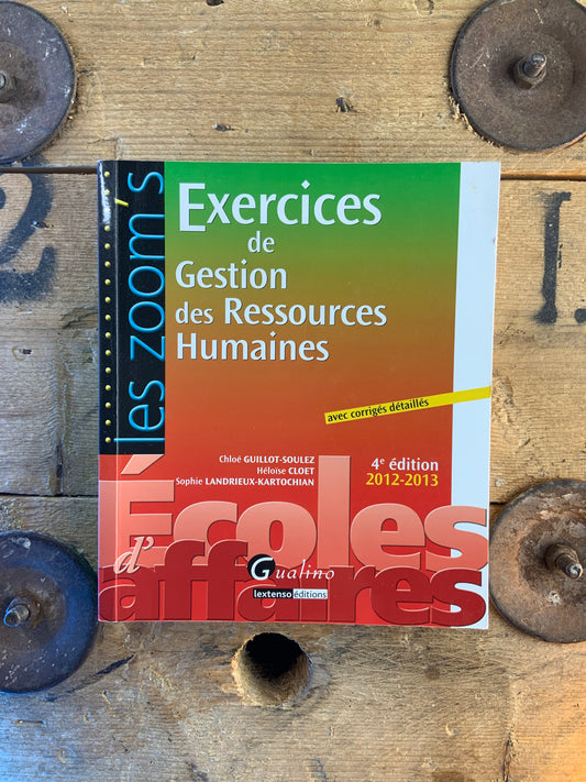 Exercices de Gestion des ressources humaines