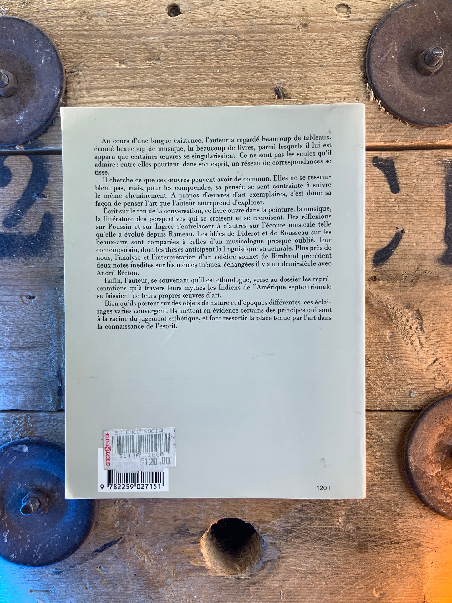 Regarder, écouter, lire - Claude Lévi-Strauss