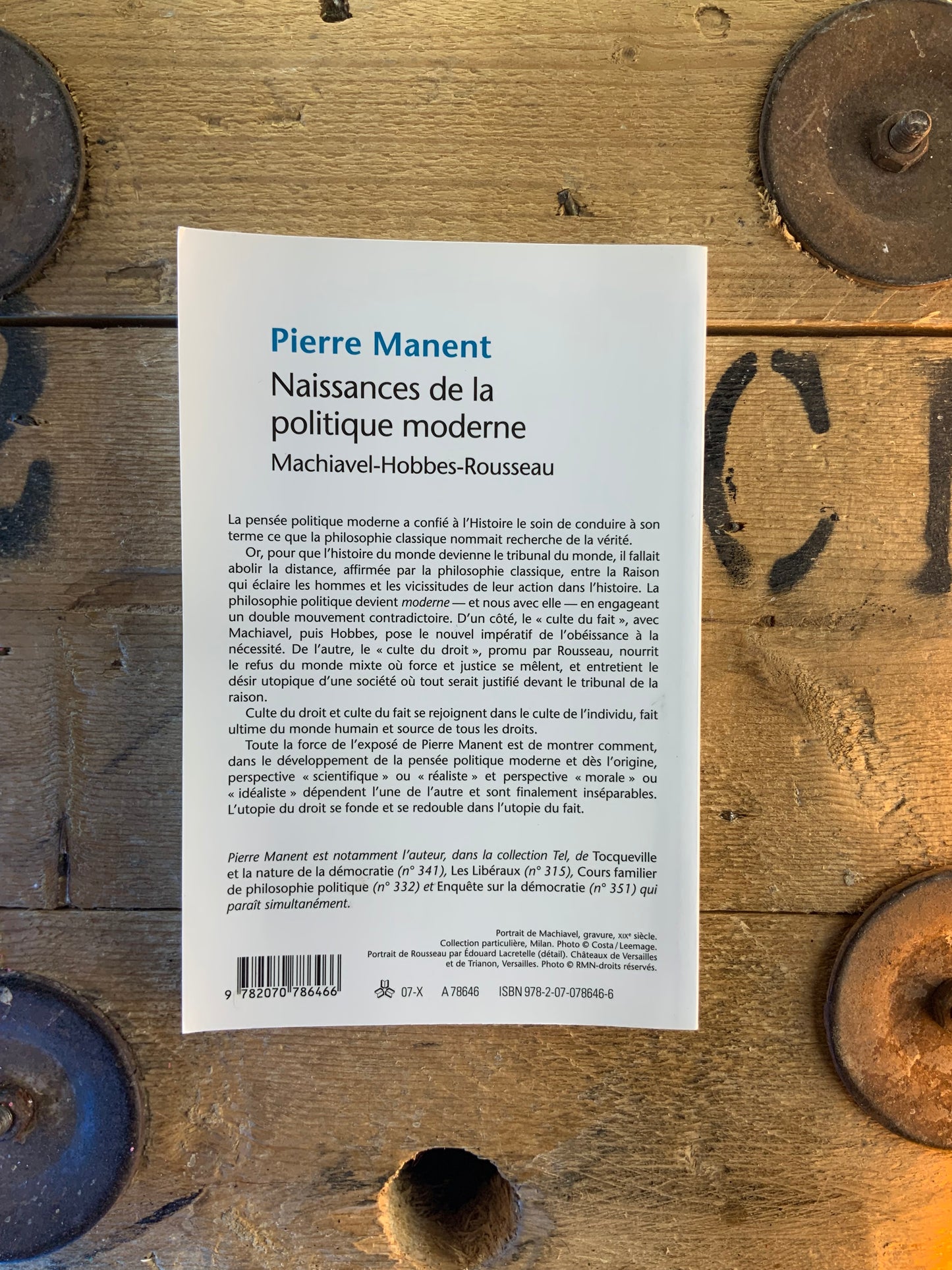 Naissances de la politique moderne : Machiavel, Hobbes, Rousseau - Pierre Manent