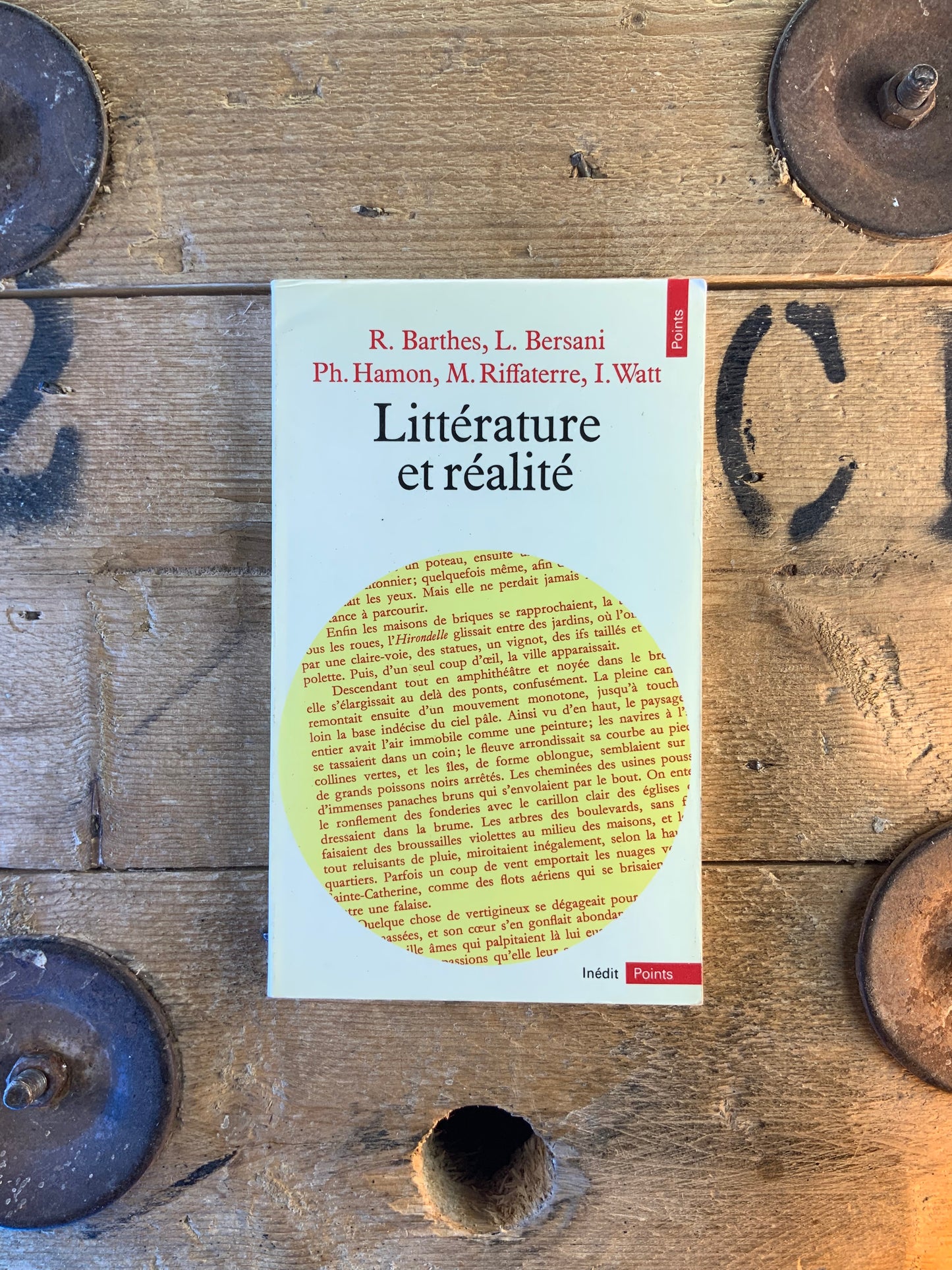 Littérature et réalité - R. Barthes, L. Bersani, Ph. Hamon, M. Riffaterre, I. Watt