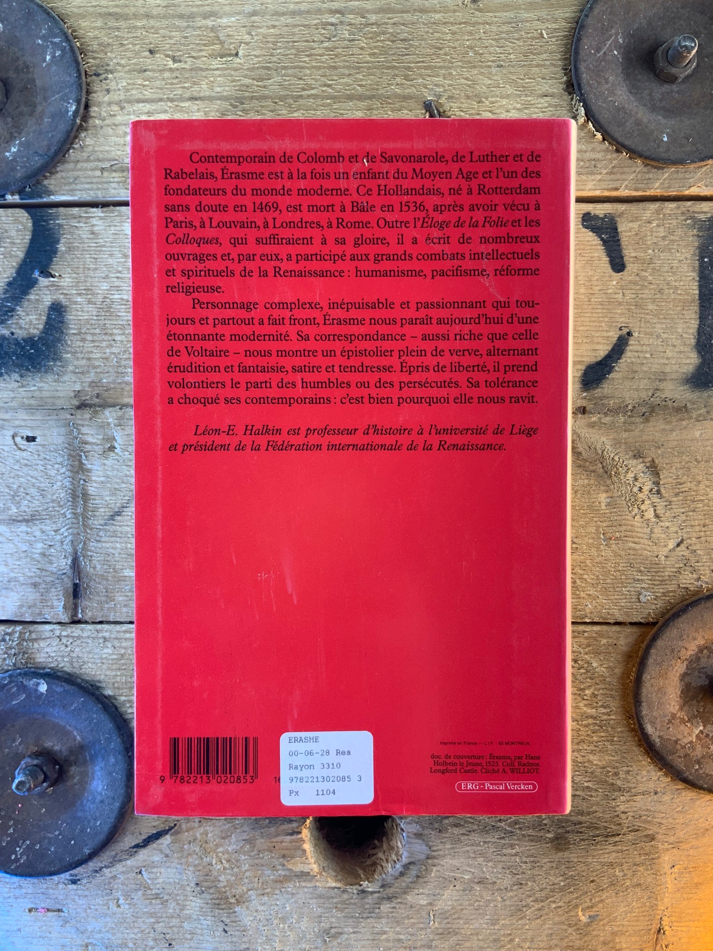 Erasme - Léon F. Halkin
