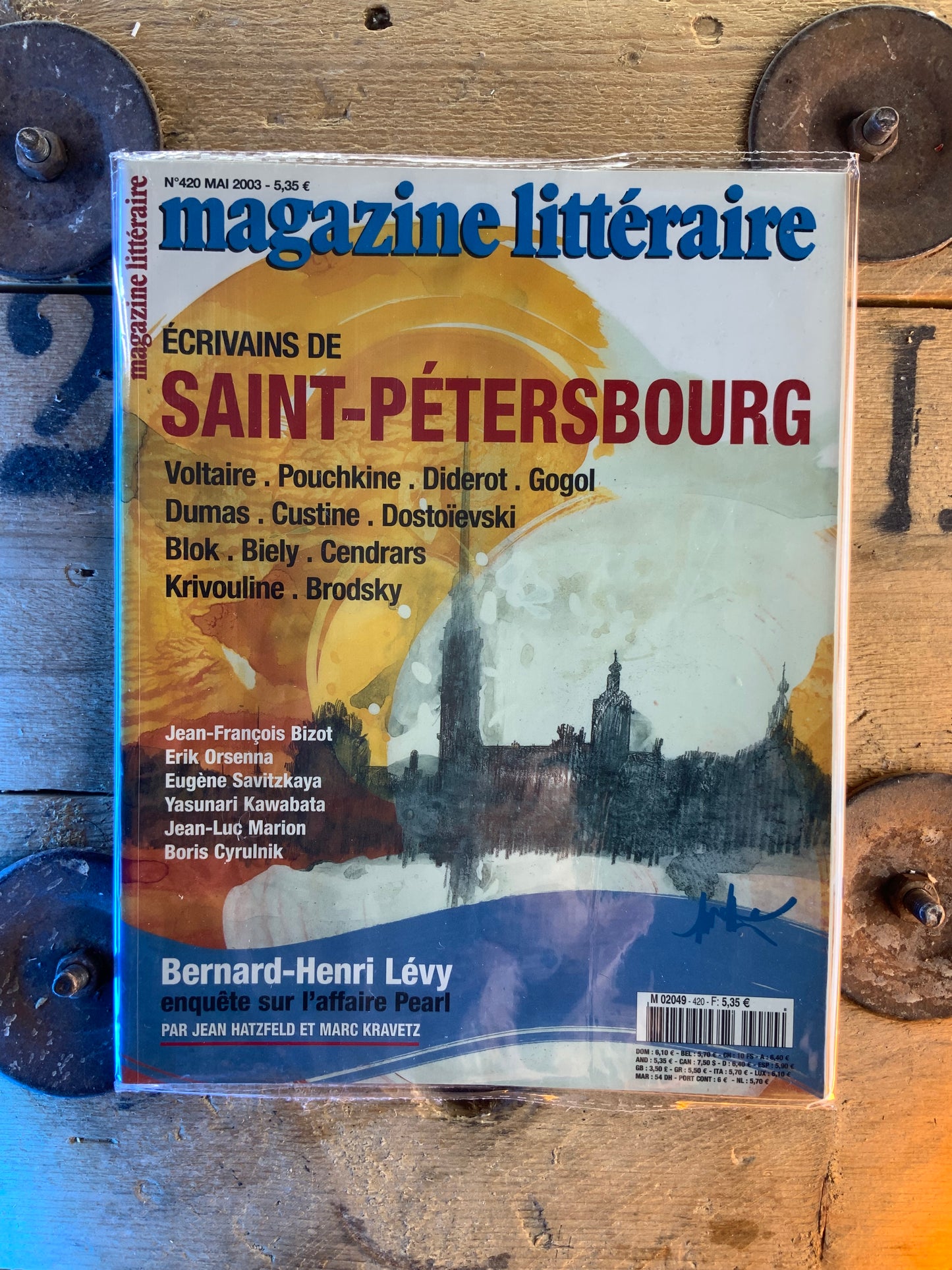 Écrivains de Saint-Pétersbourg [ Magazine Littéraire ]