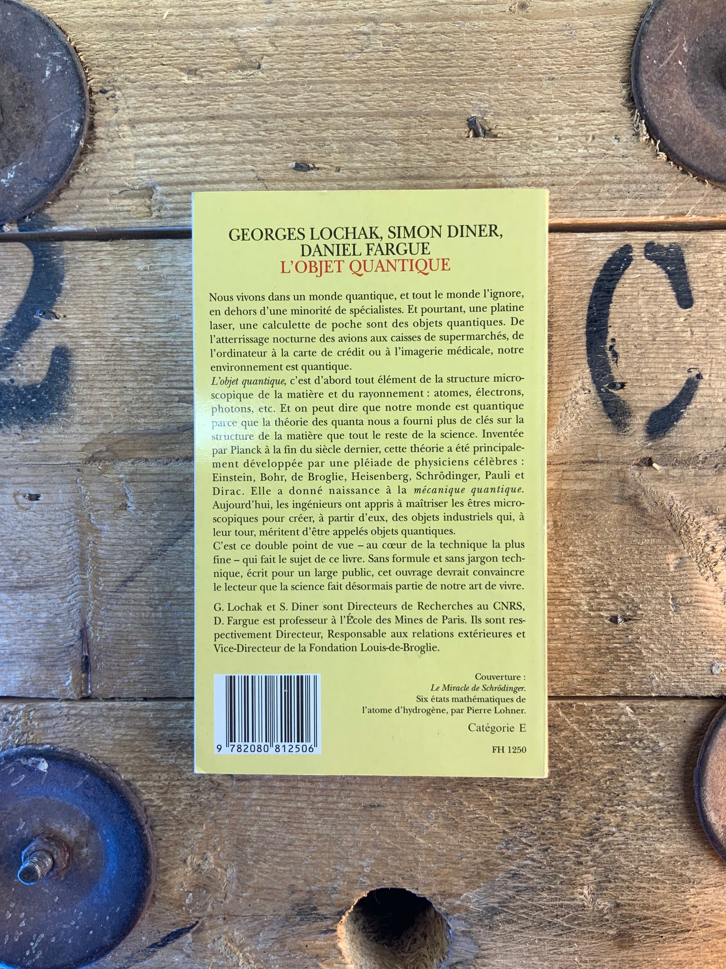 L’objet quantique - Georges Lochak, Simon Diner et Daniel Fargue