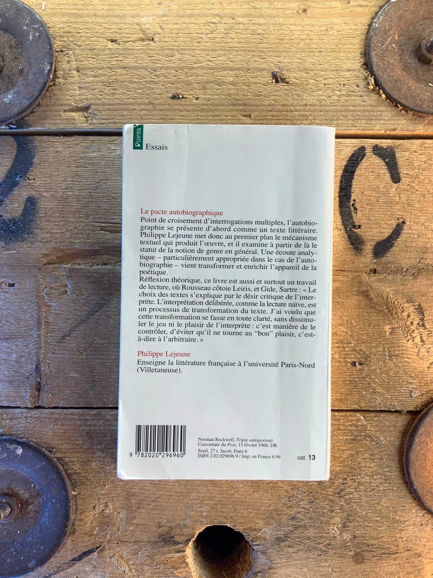 Le pacte autobiographique - Philippe Lejeune