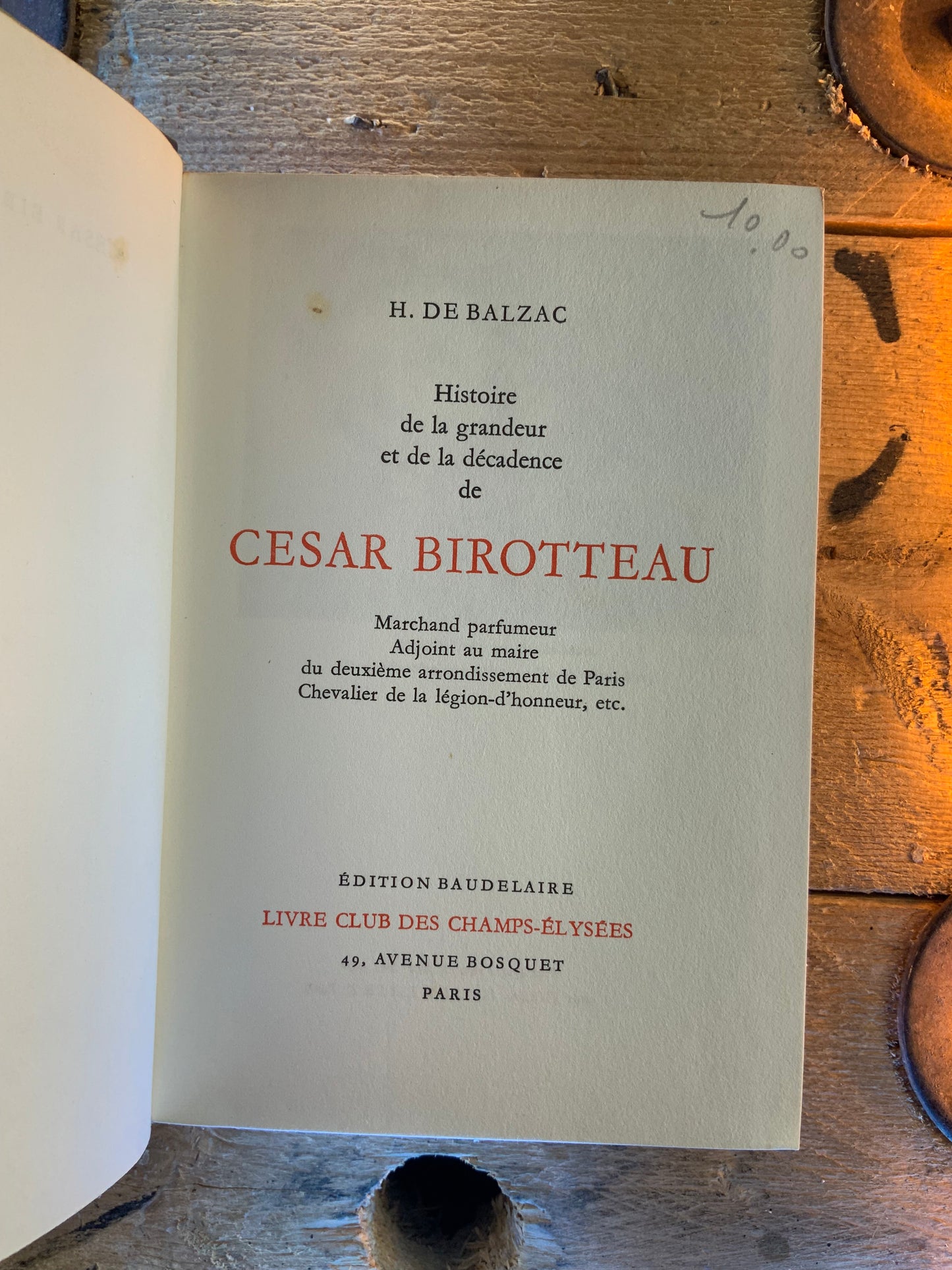 Cesar Birotteau - Honoré de Balzac