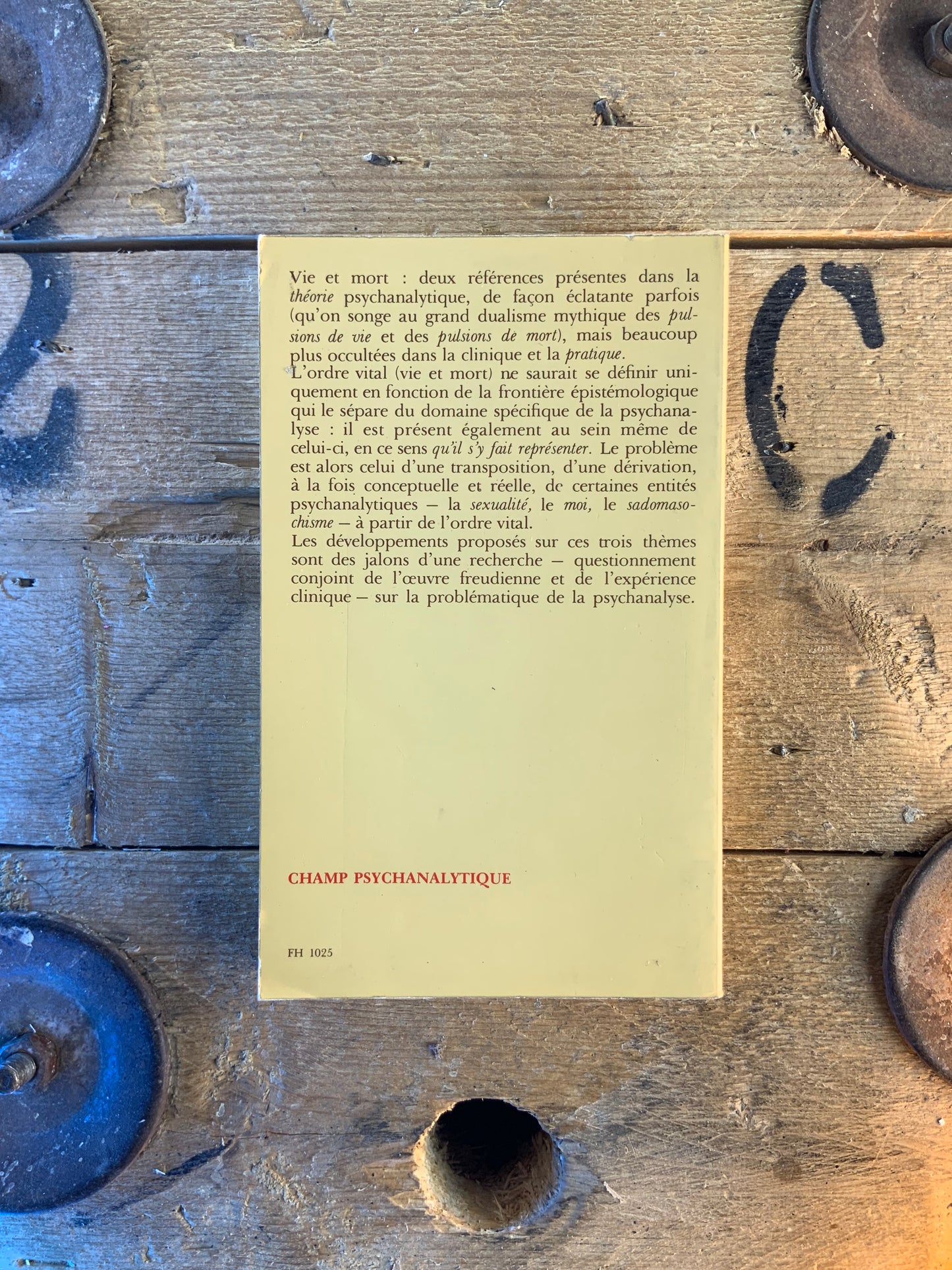 Vie et mort en psychanalyse - Laplanche