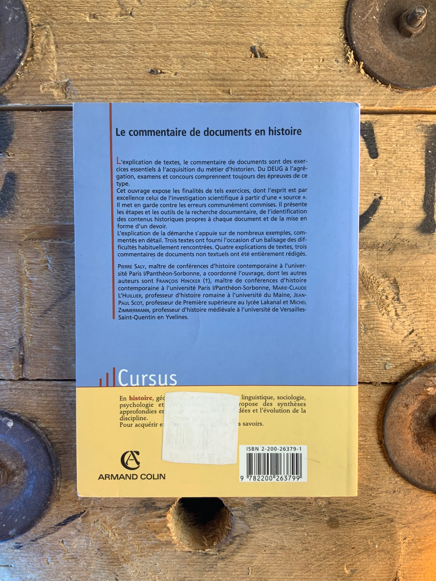 Le commentaire de documents en histoire - Pierre Saly