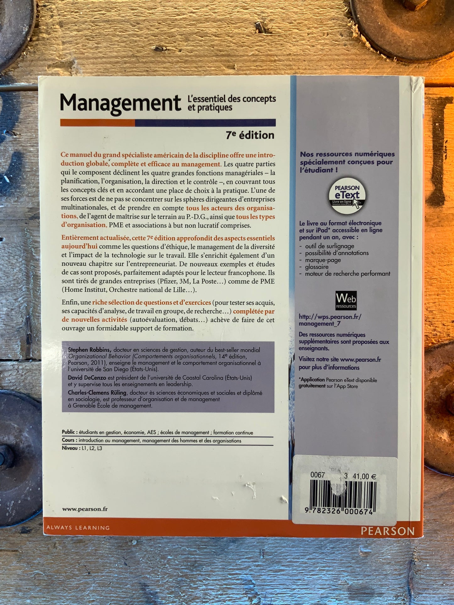 Management : essentiel des concepts et pratiques