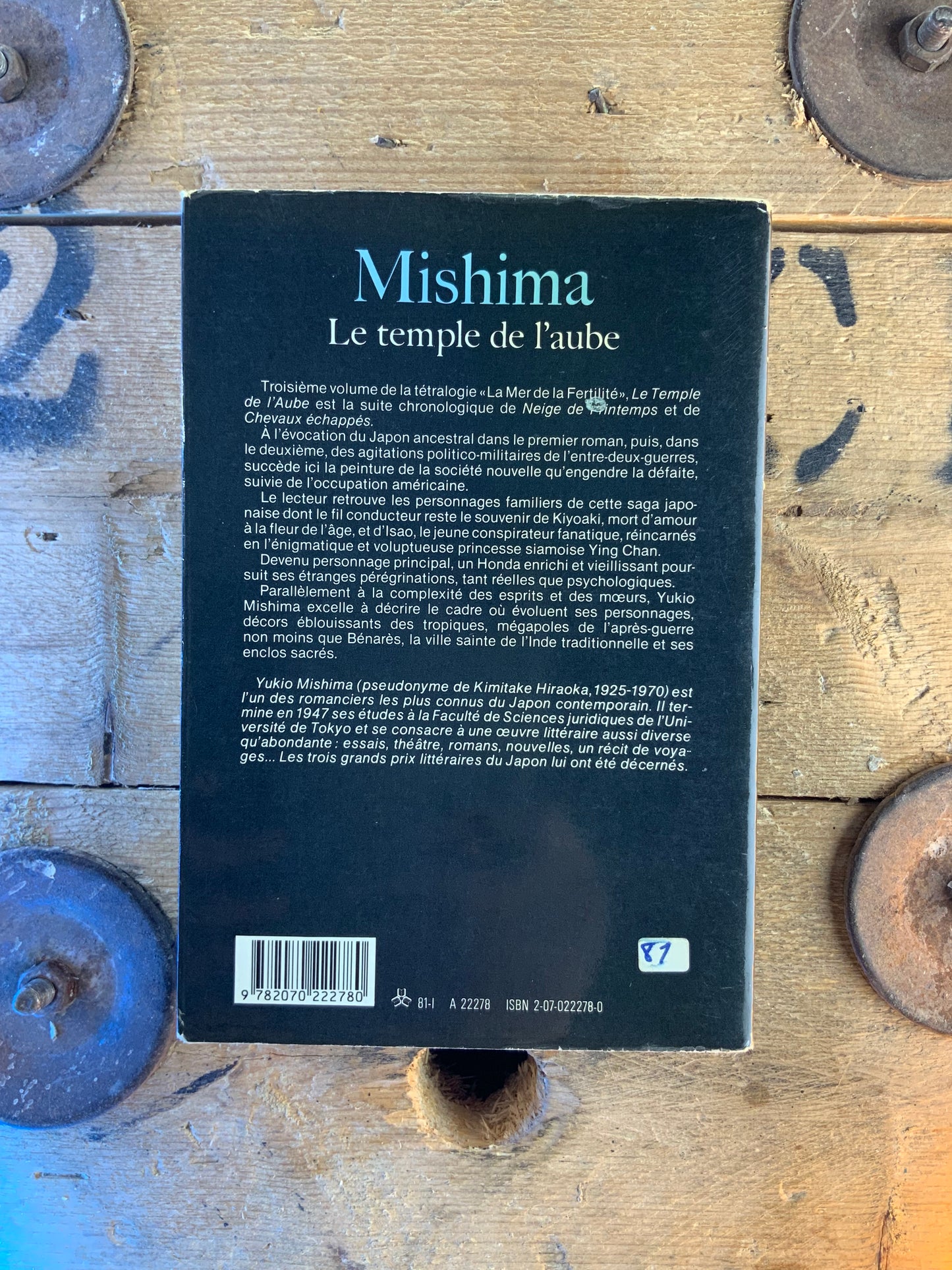 Le temple de l’aube - Yukio Mishima