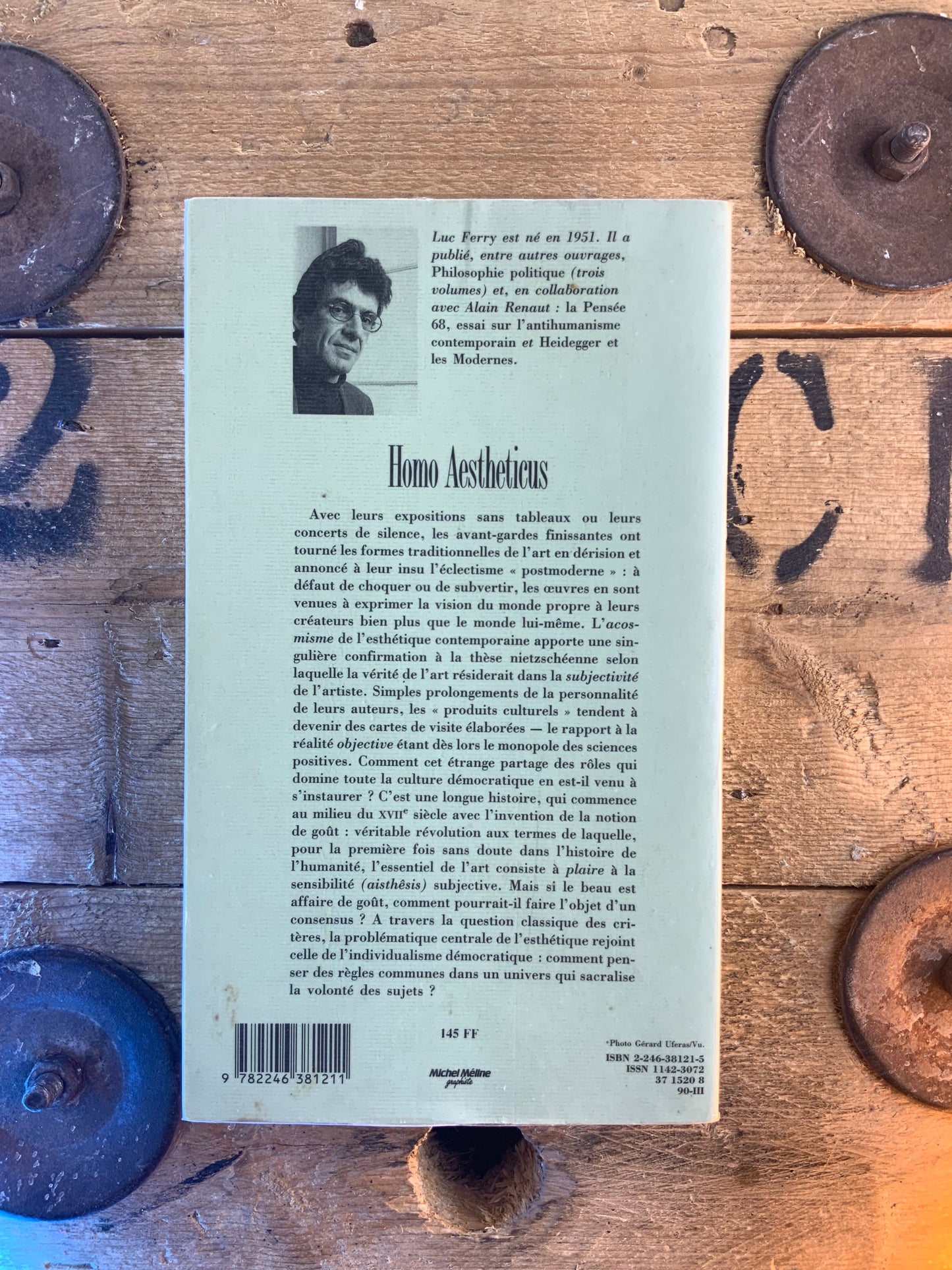 Homo Aetheticus : l’invention du goût à l’âge démocratique - Luc Ferry