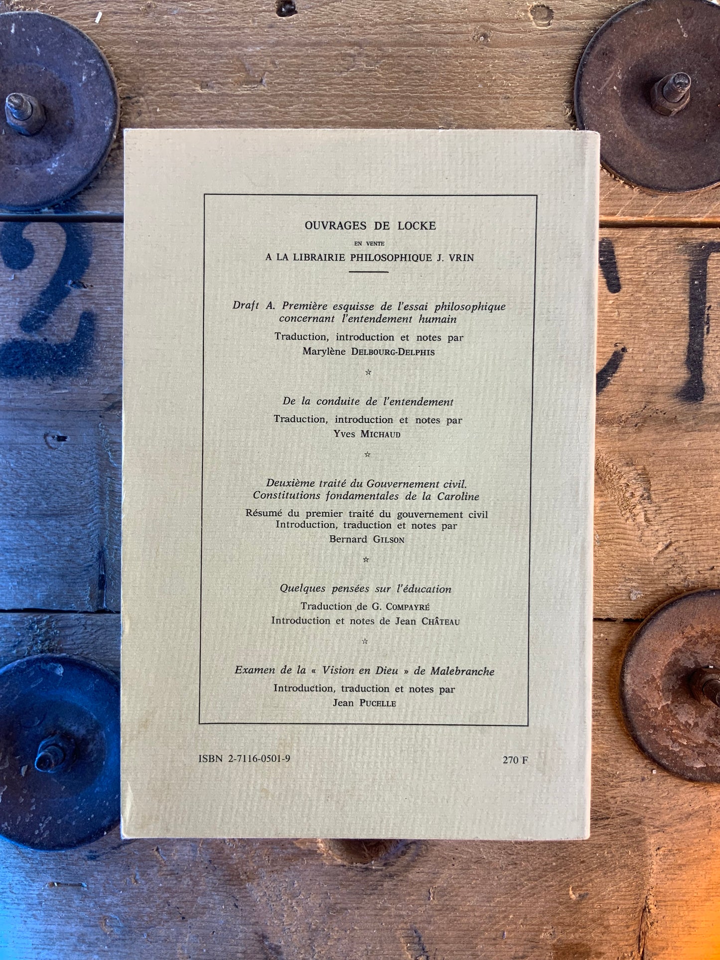 Essai philosophique concernant l’entendement humain - John Locke
