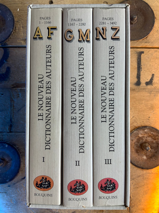Le nouveau Dictionnaire des auteurs [Coffret de 3 volumes]