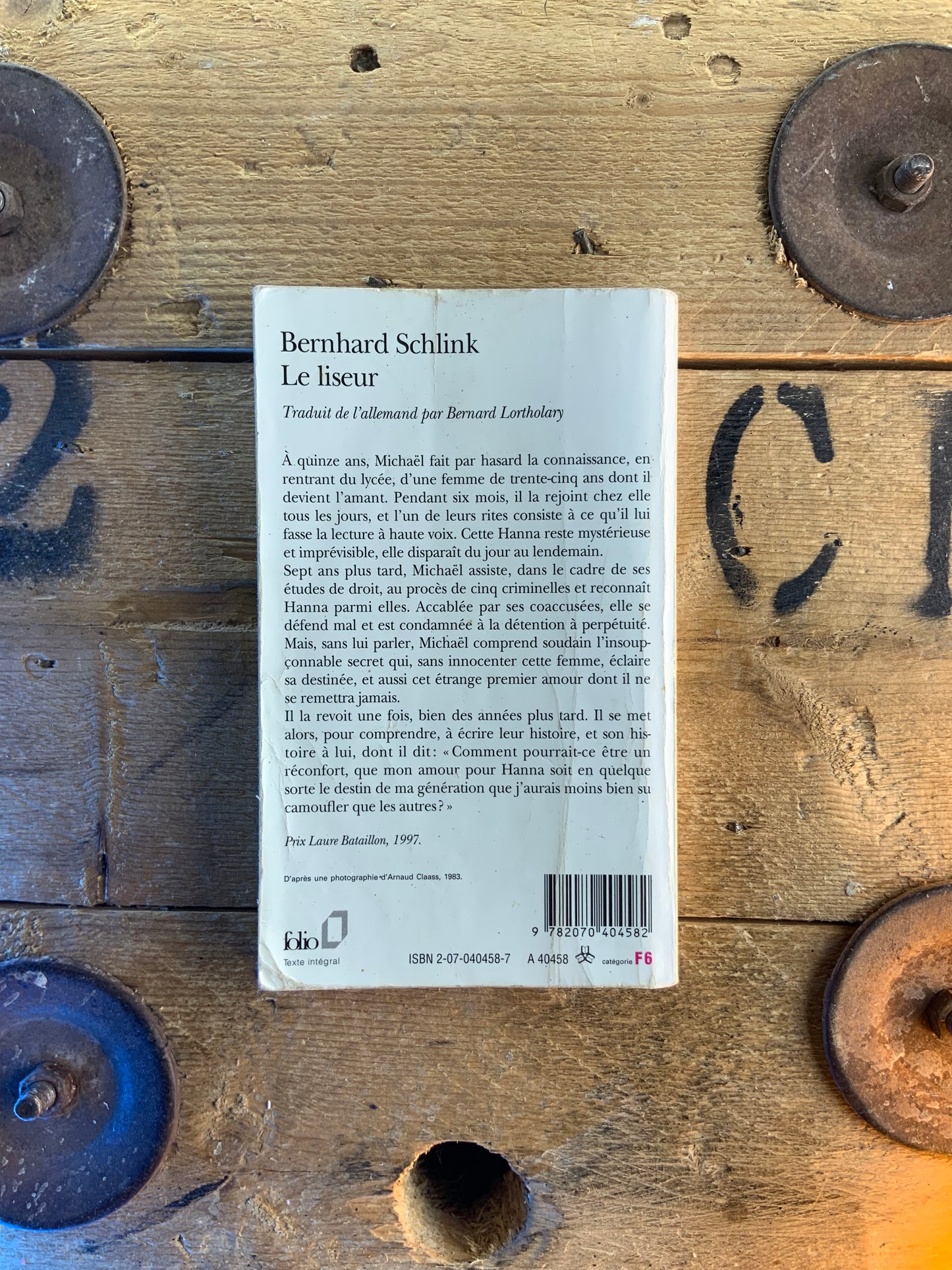 Le liseur - Bernard Schlink