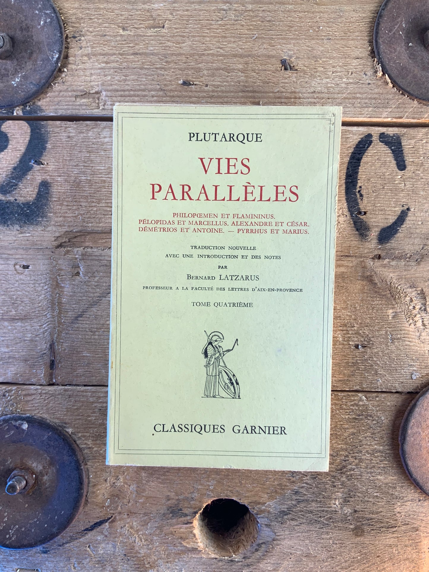 Vies Parallèles - Plutarque (en 5 volumes)