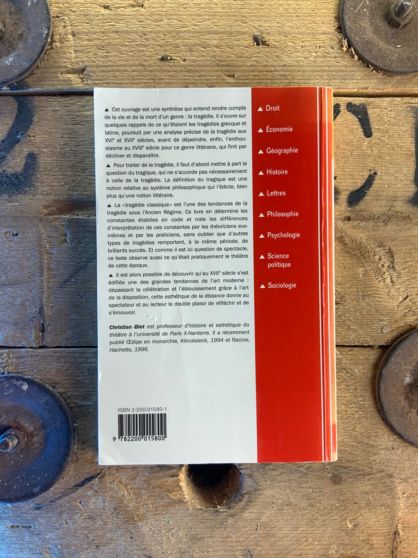 La tragédie - Christian Biet