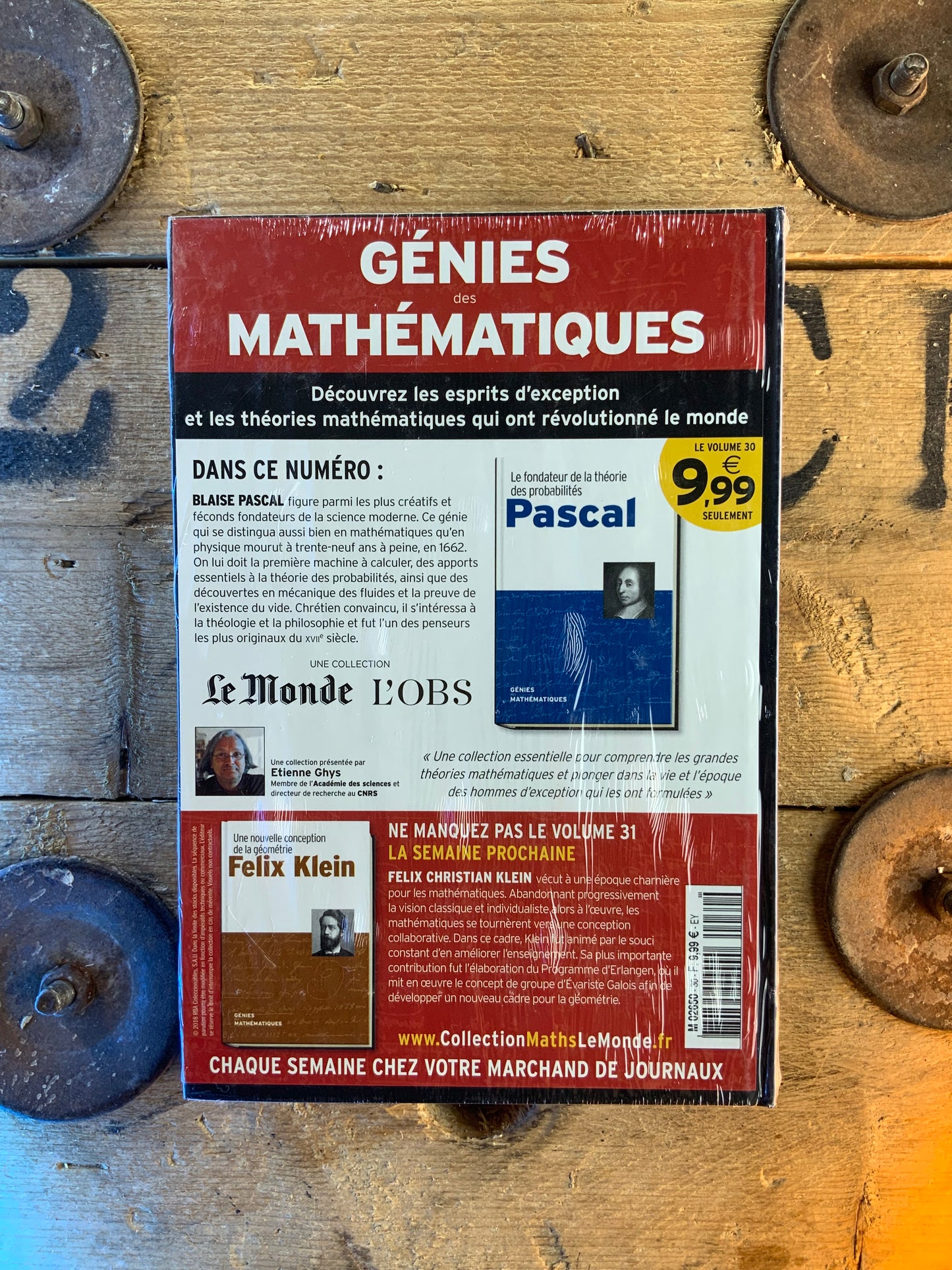 Pascal : Le fondateur de la théorie des probabilités [ COLLECTION GÉNIES MATHÉMATIQUES ]