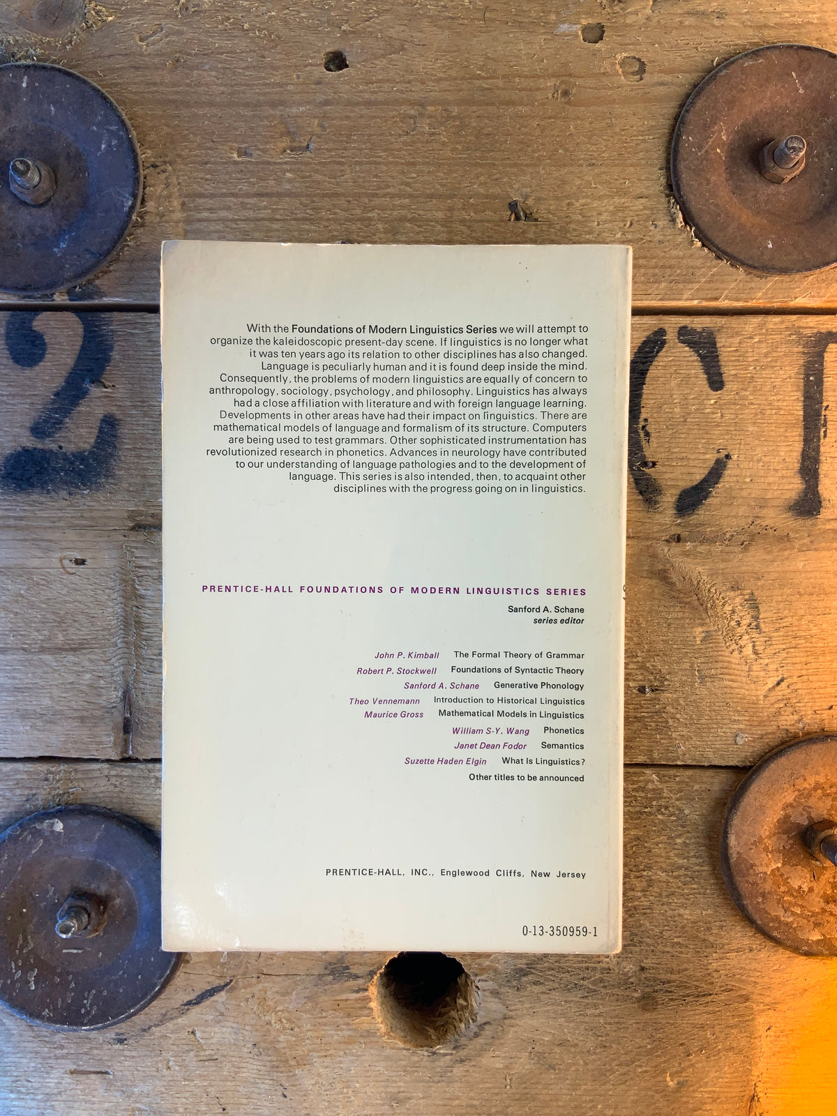 Generative Phonology - Sanford A. Shane