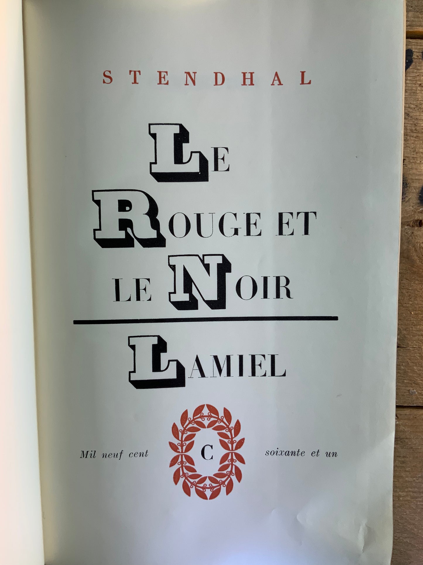 Le rouge et le noir - Stendhal
