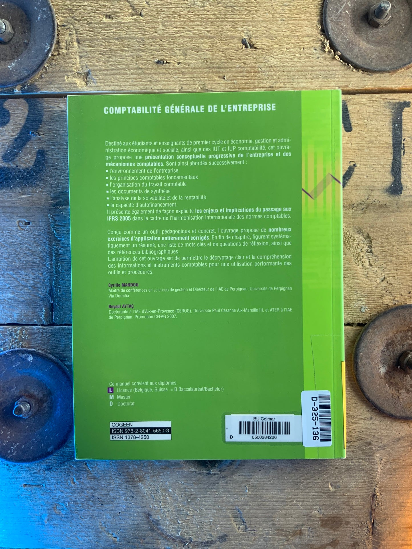 Comptabilité générale de l’entreprise : instruments et procédures