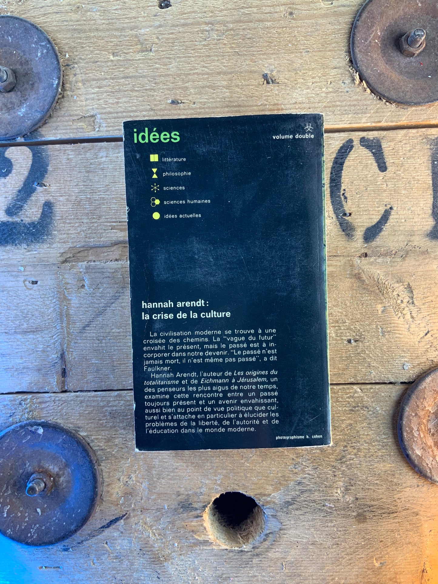 La crise de la culture - Hannah Arendt