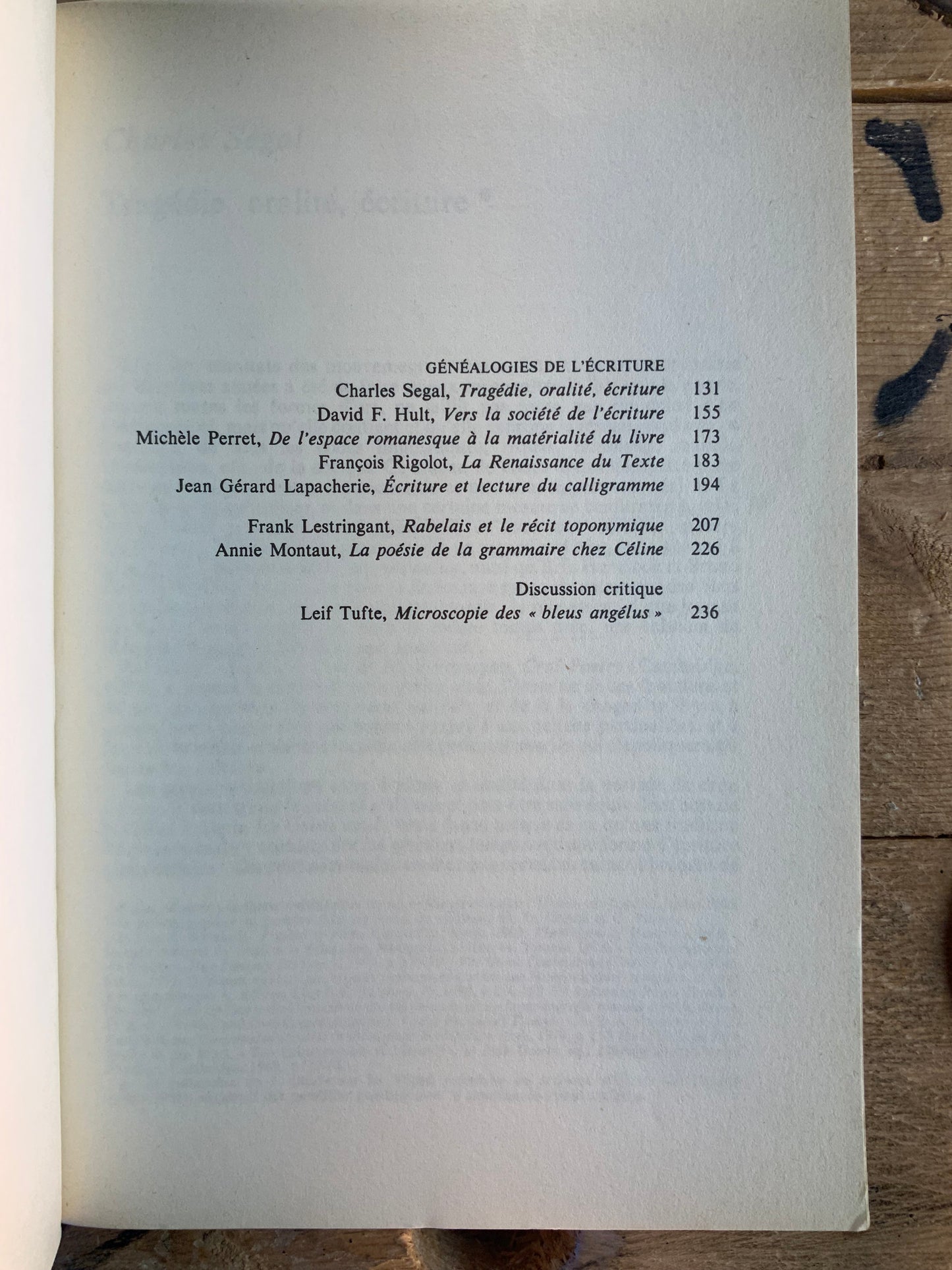 Généalogies de l’écriture [ Revue Poétique ] - Avril 1982 - n° 50
