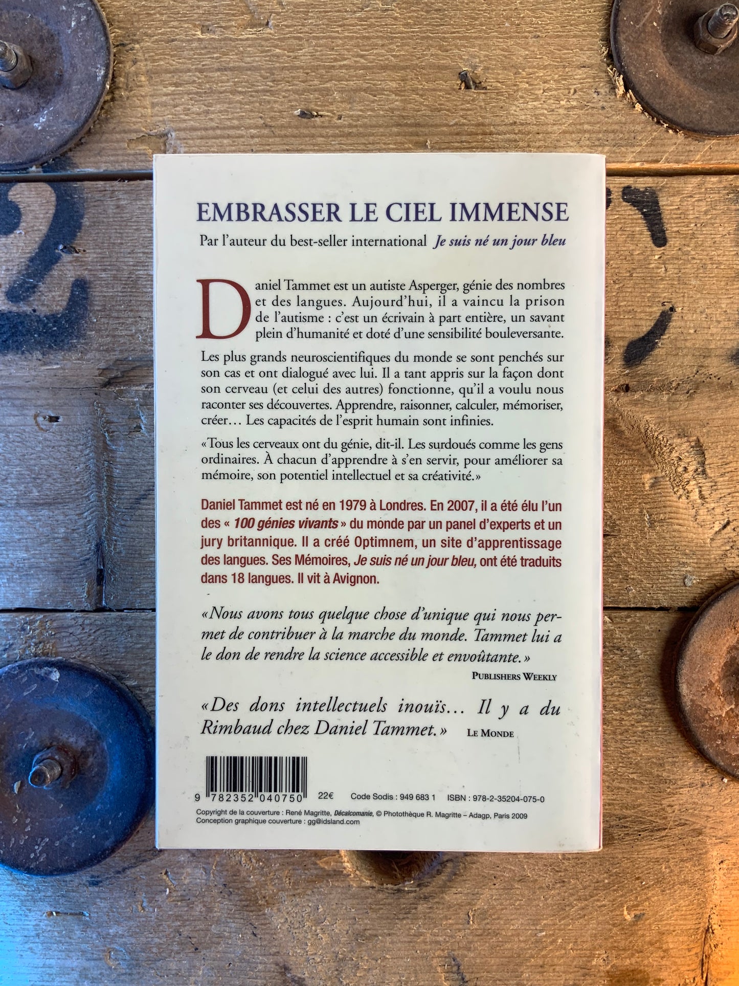 Embrasser le ciel immense : le cerveau des génies