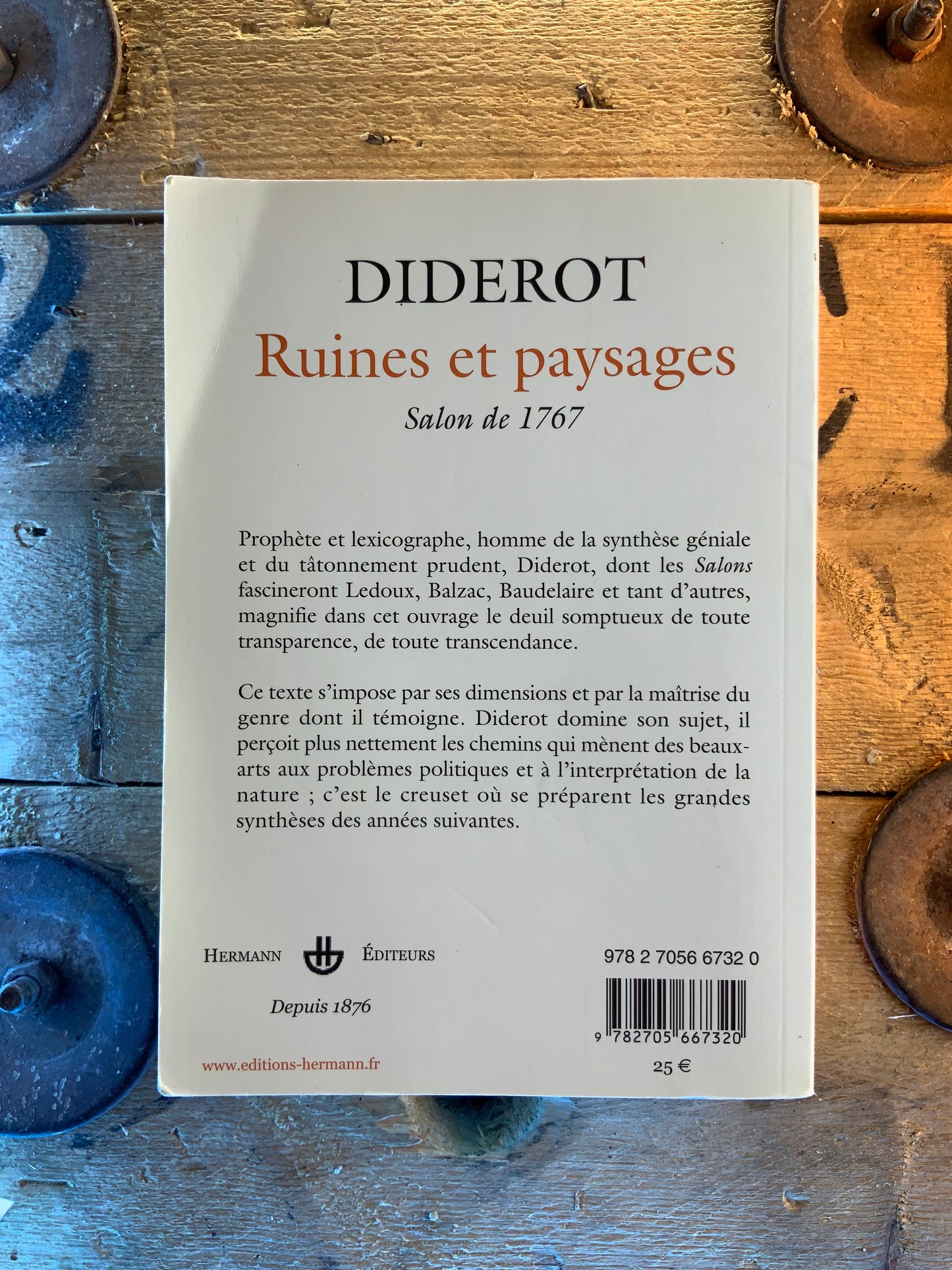 Ruines et paysages - Denis Diderot