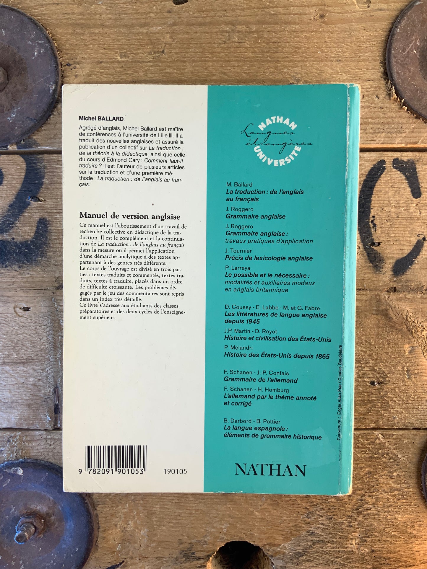Manuel de version anglaise