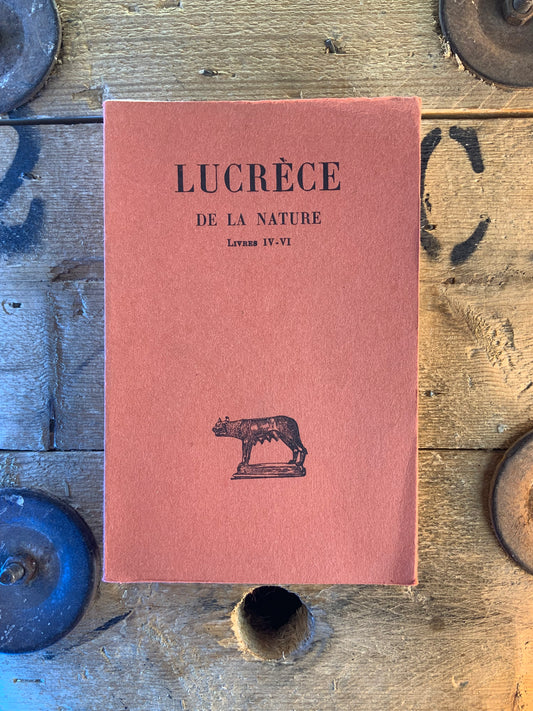 De la nature : livre IV-VI - Lucrèce (bilingue)
