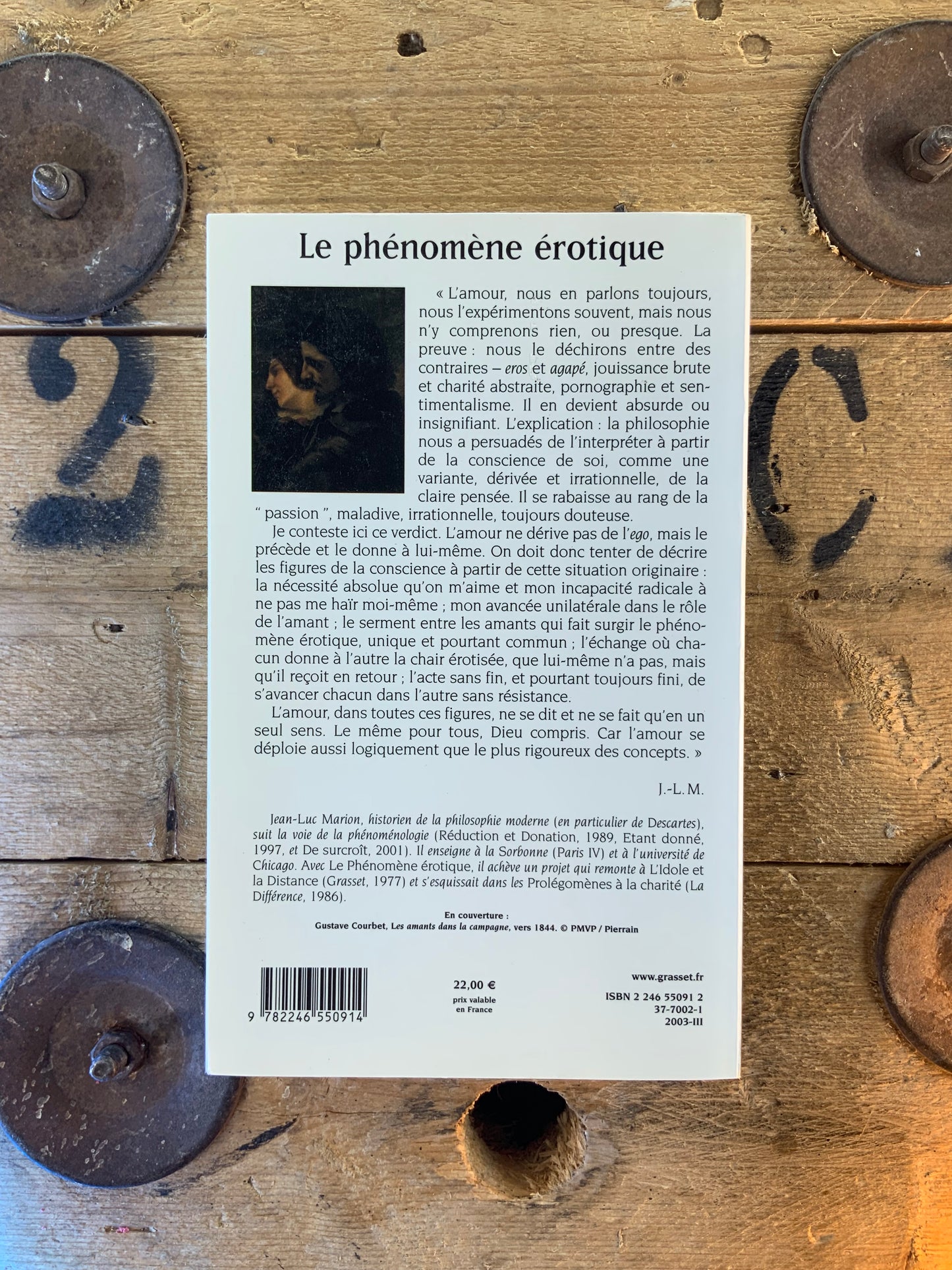 Le phénomène érotique - Jean-Luc Marion
