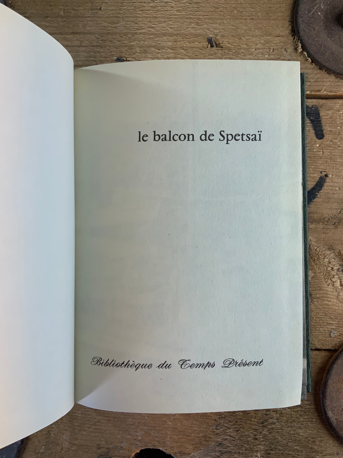Le balcon de Spetsaï -Michel Déon